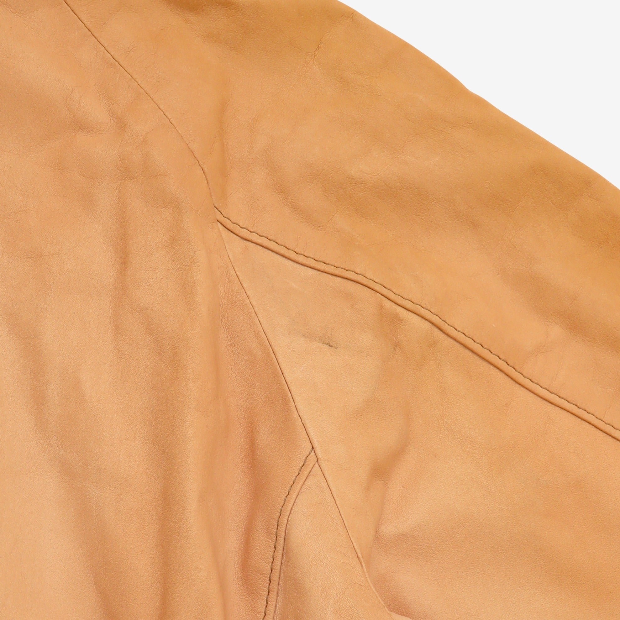 SJ01 Leather Coaching Jacket