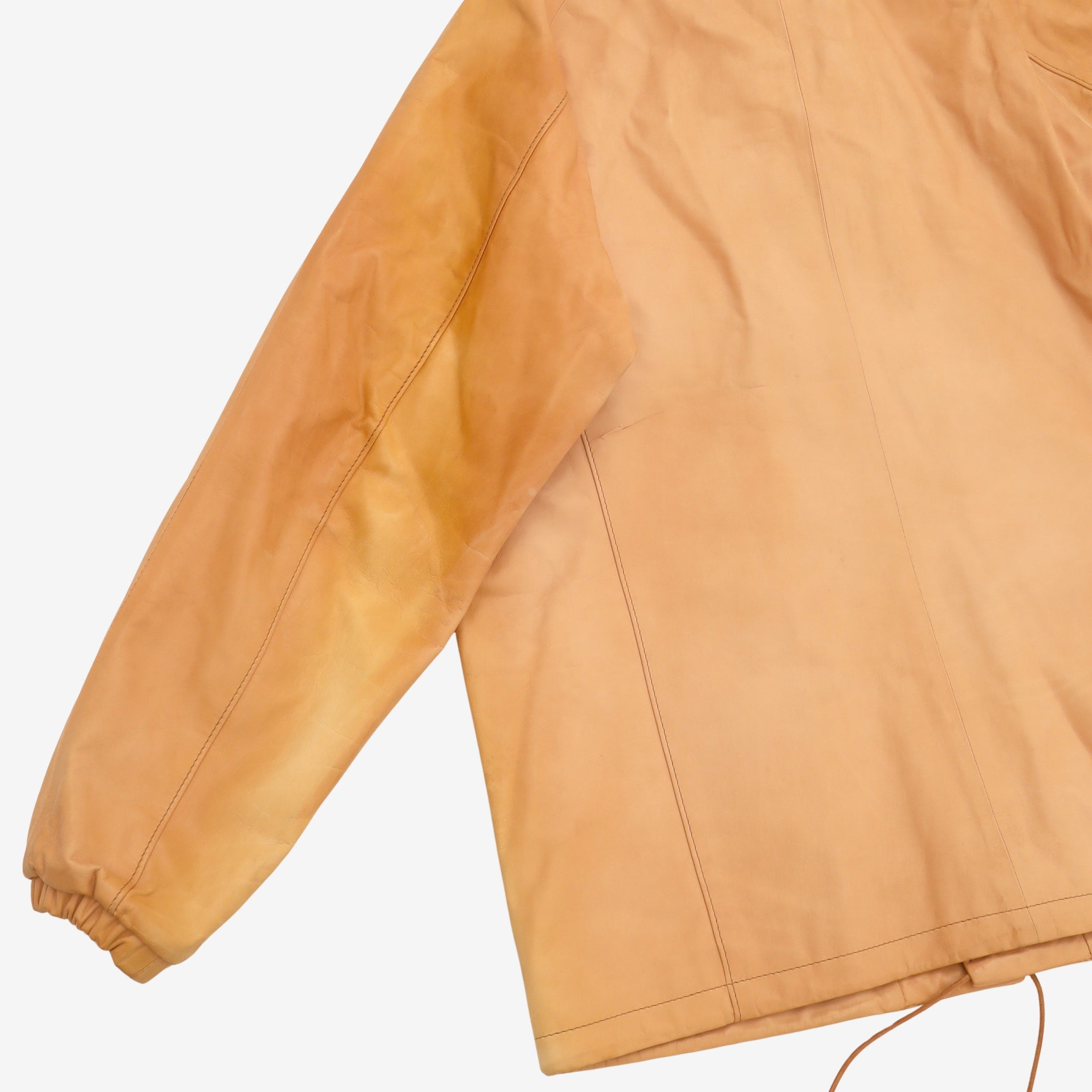 SJ01 Leather Coaching Jacket