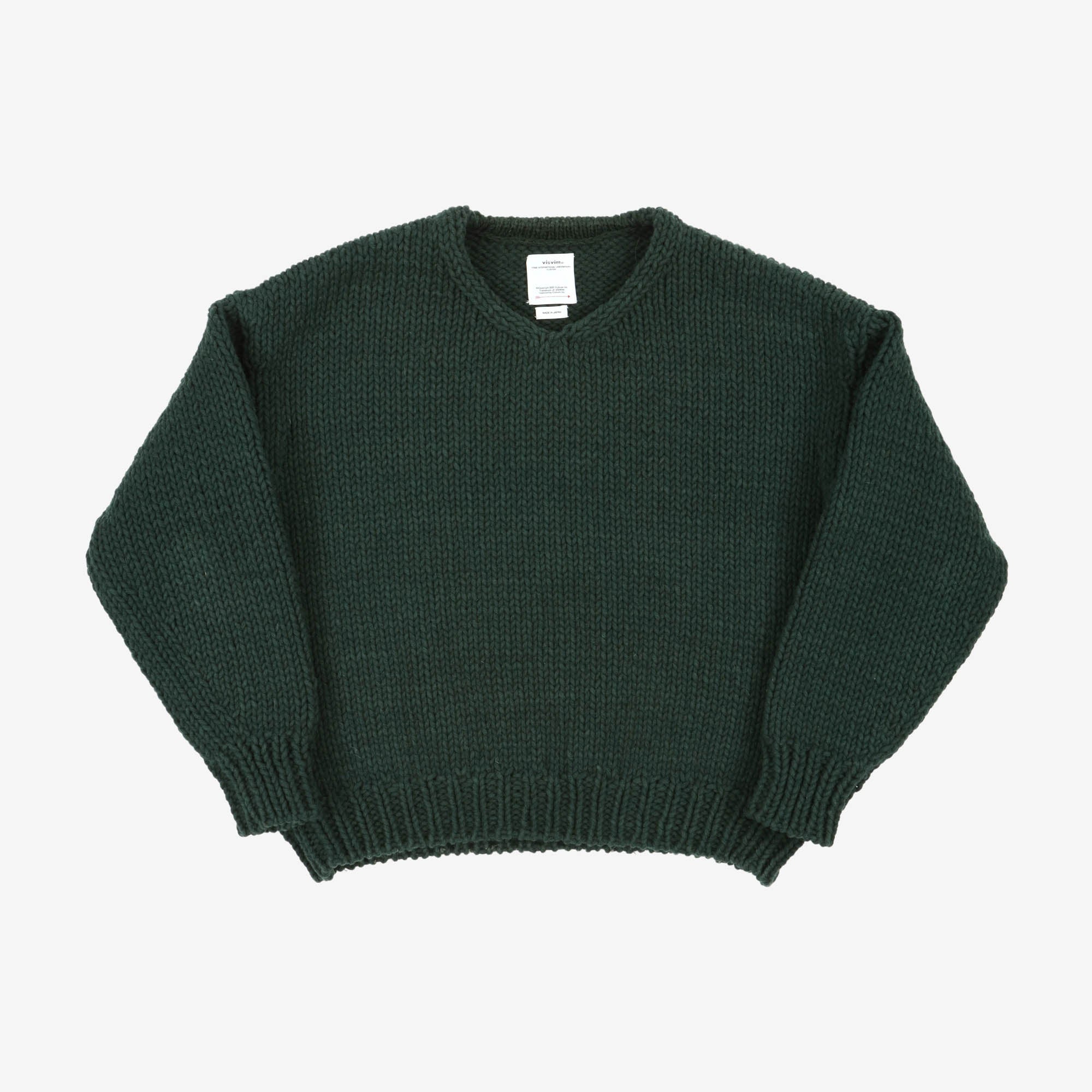 Amplus V Neck Hand Knit