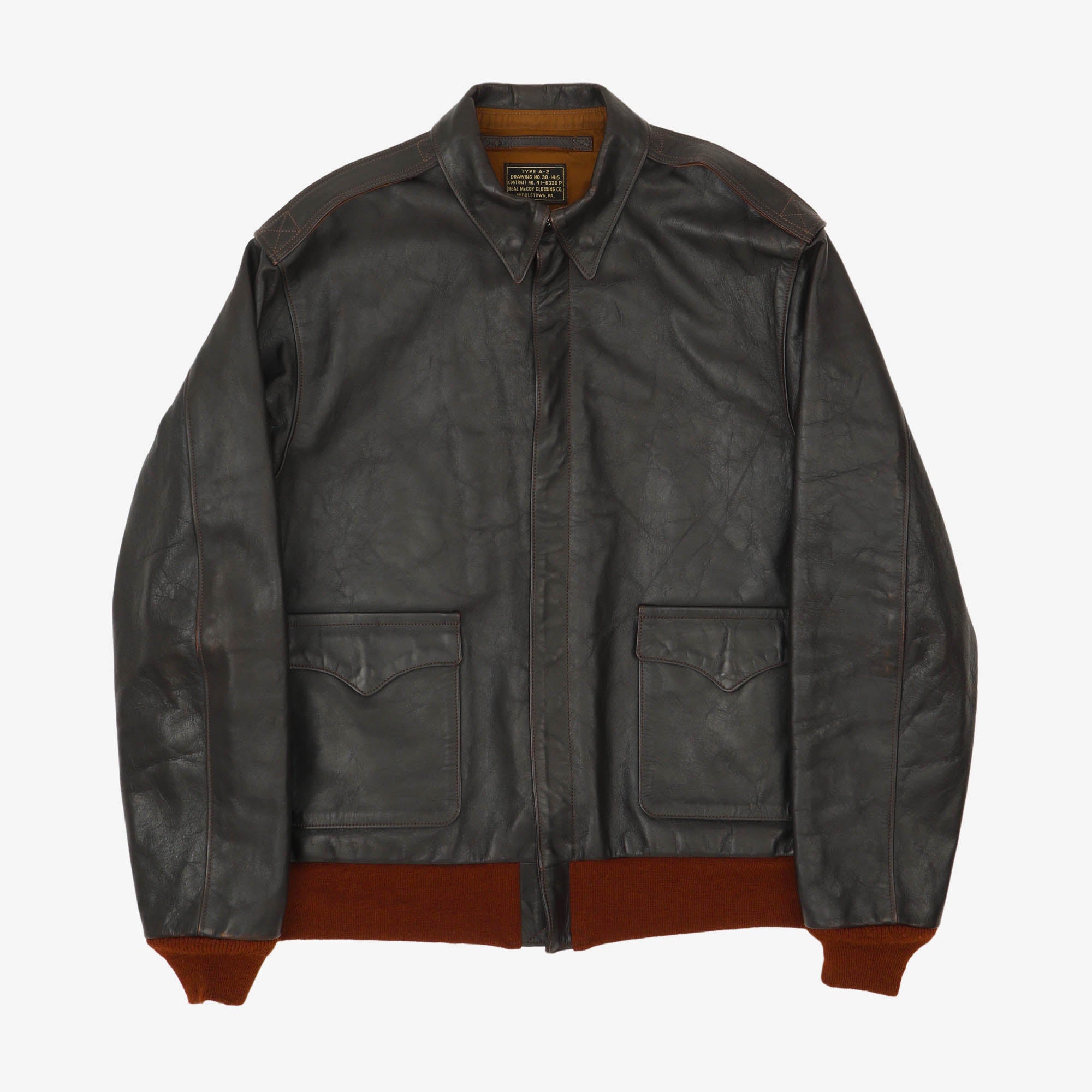 Type A-2 Flight Jacket (Canyon Red Seal Brown)