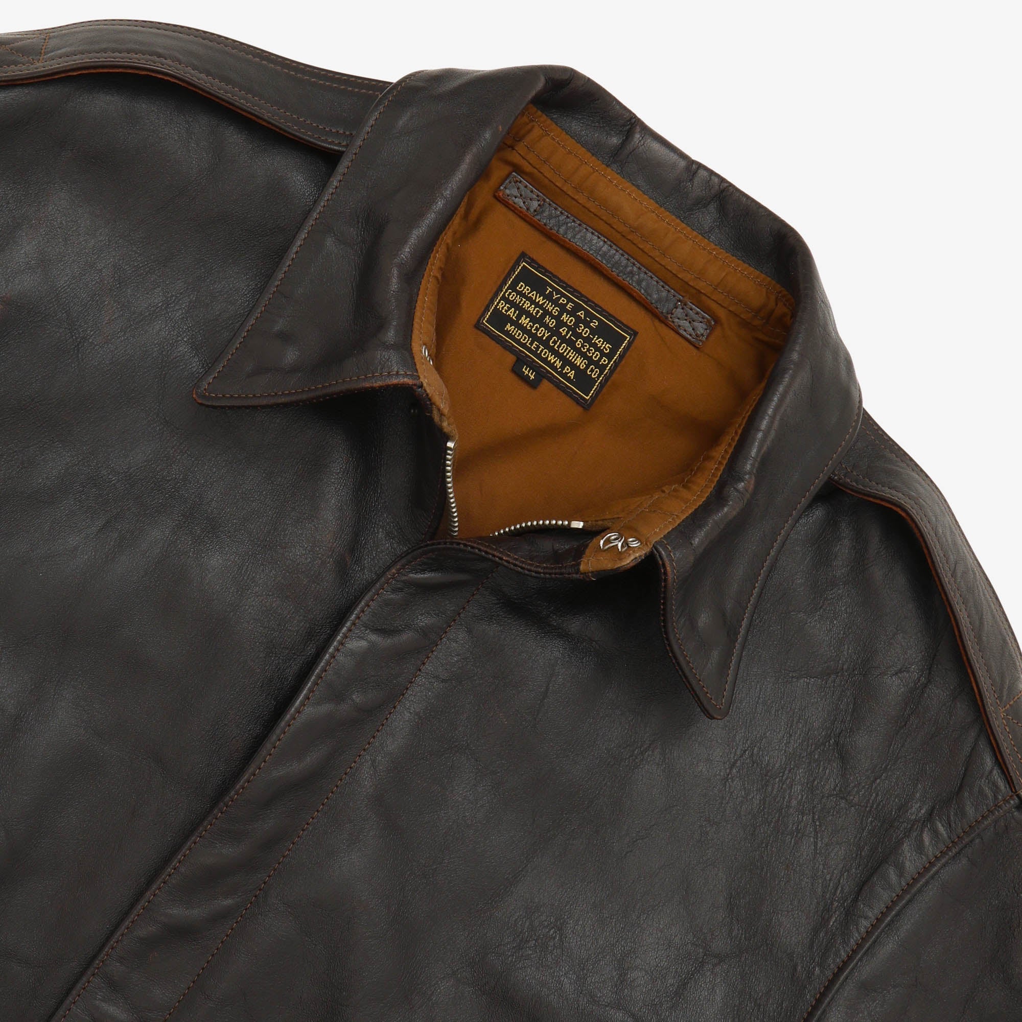 Type A-2 Flight Jacket (Canyon Red Seal Brown)