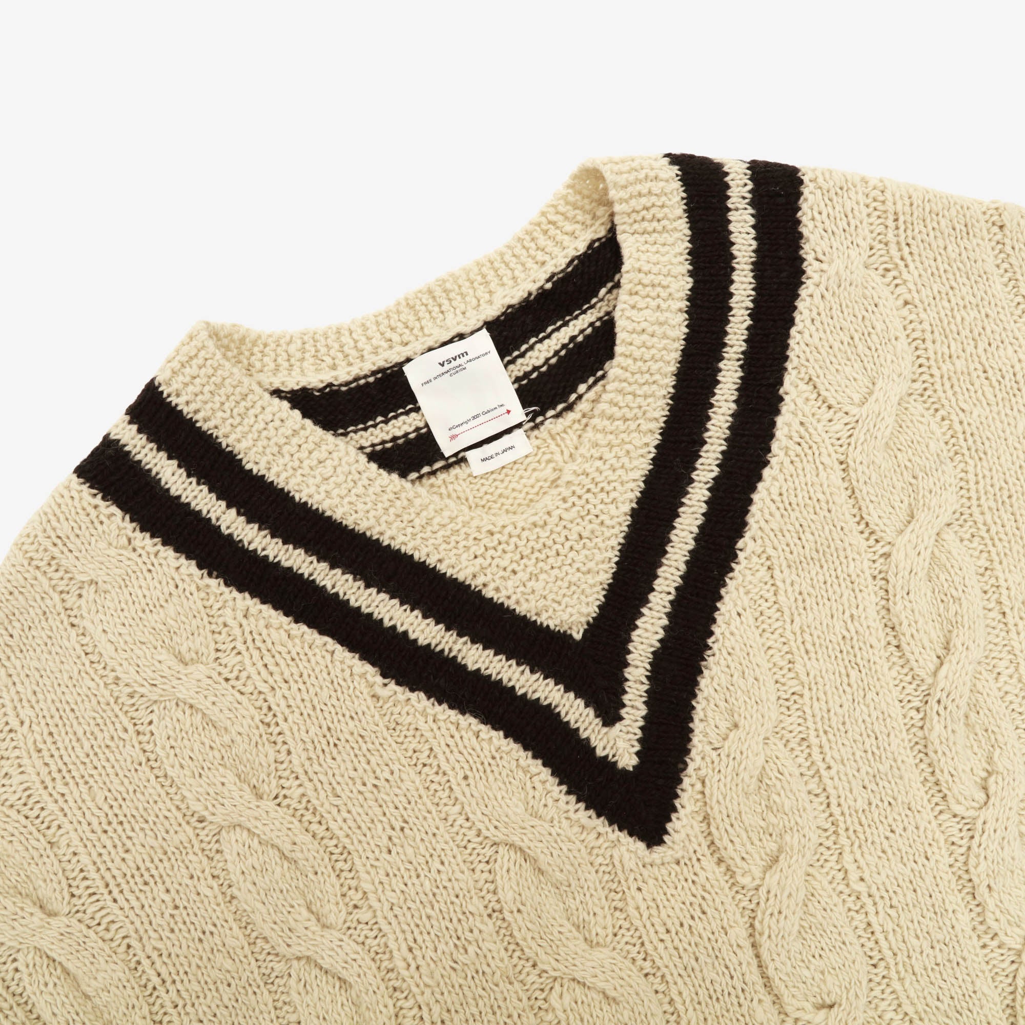 V Collegium Hand Knit Sweater