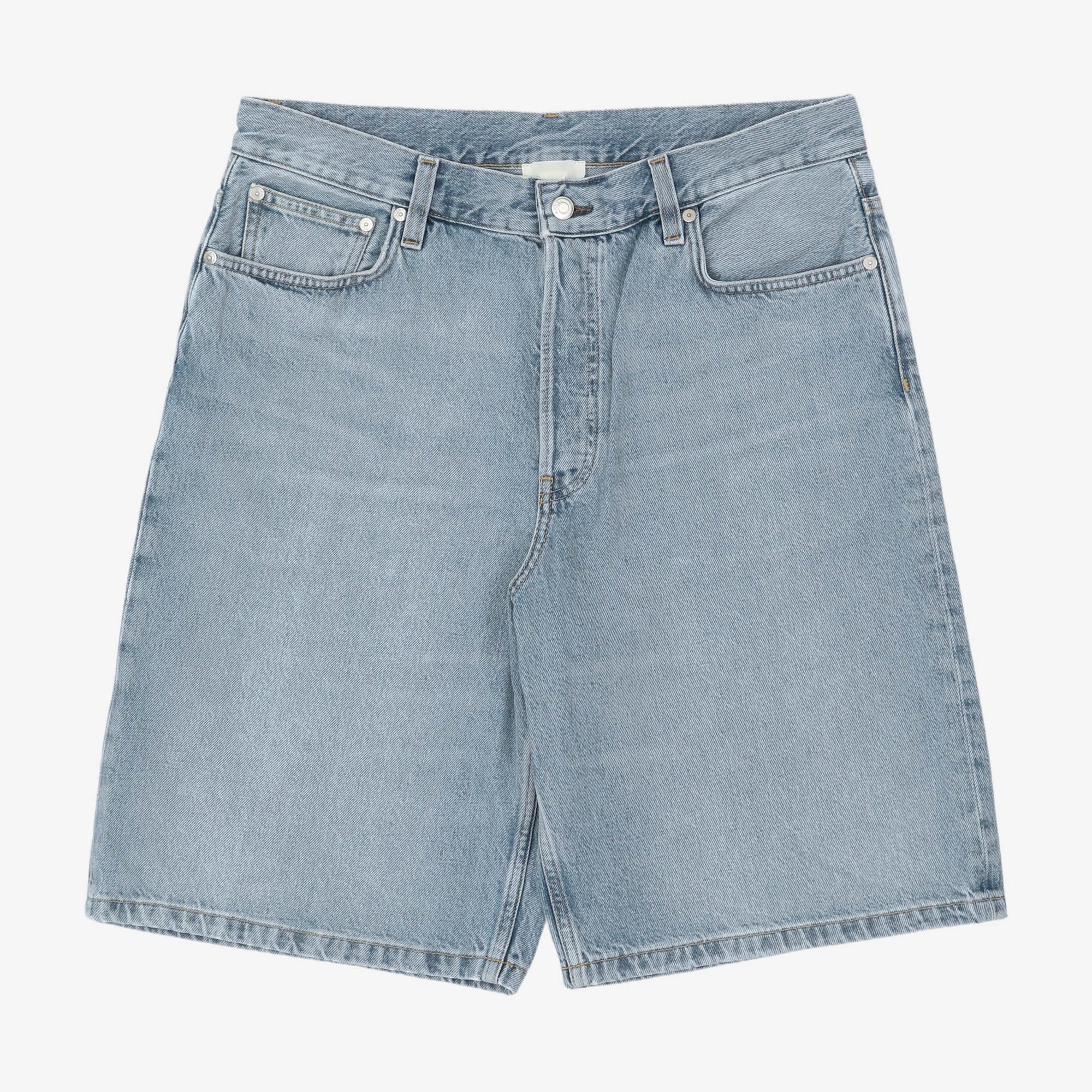 Relaxed Denim Shorts (34W)