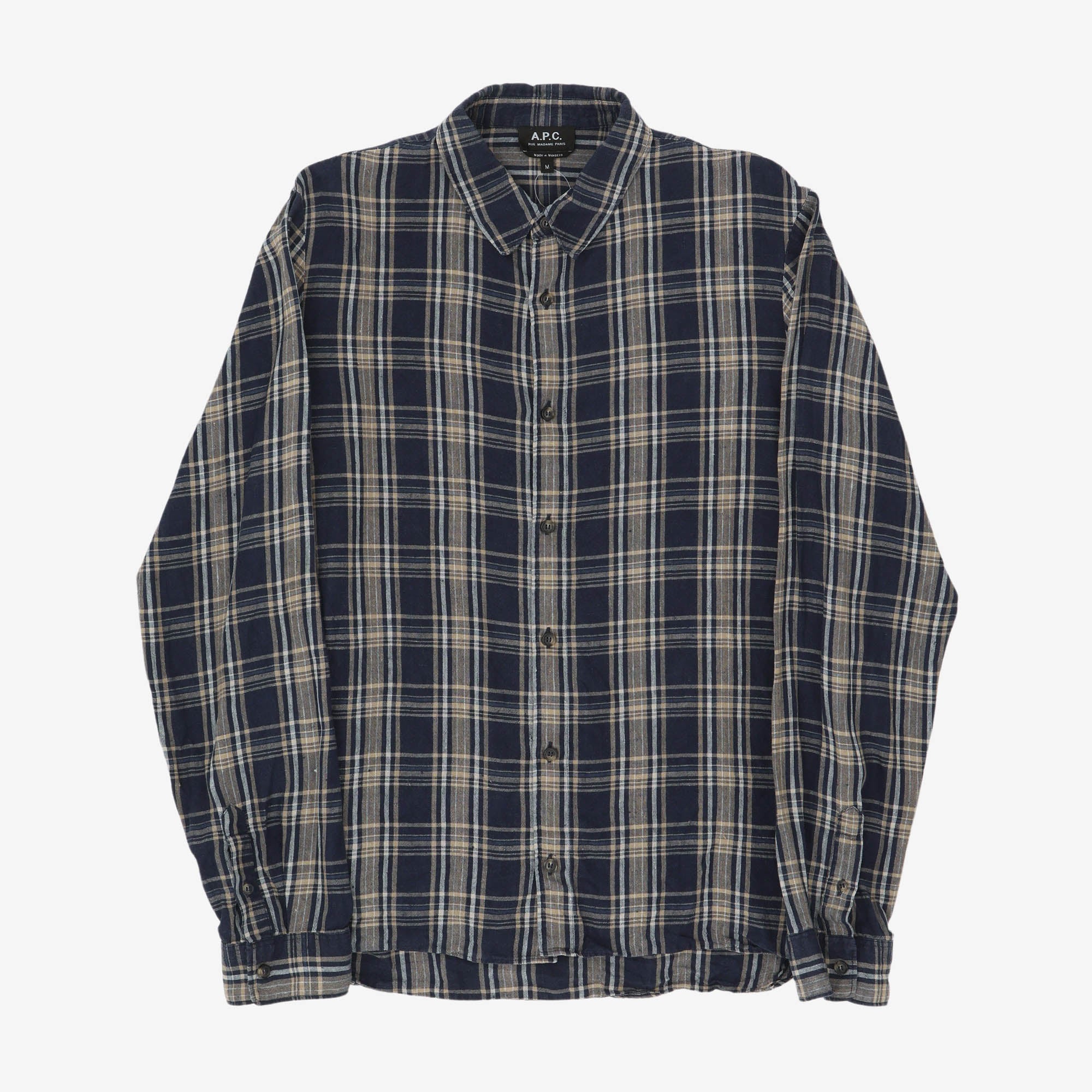 Linen Check Shirt
