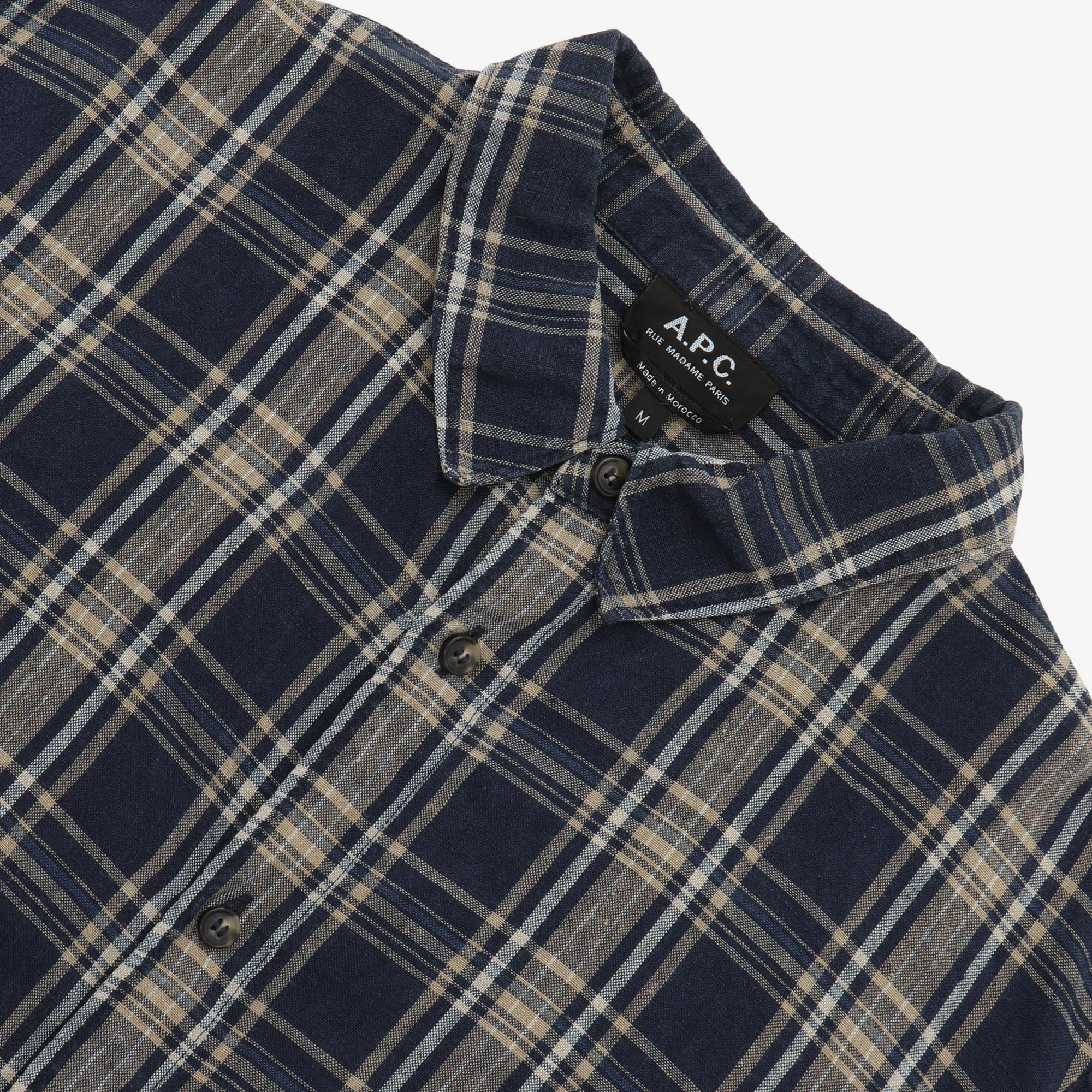Linen Check Shirt
