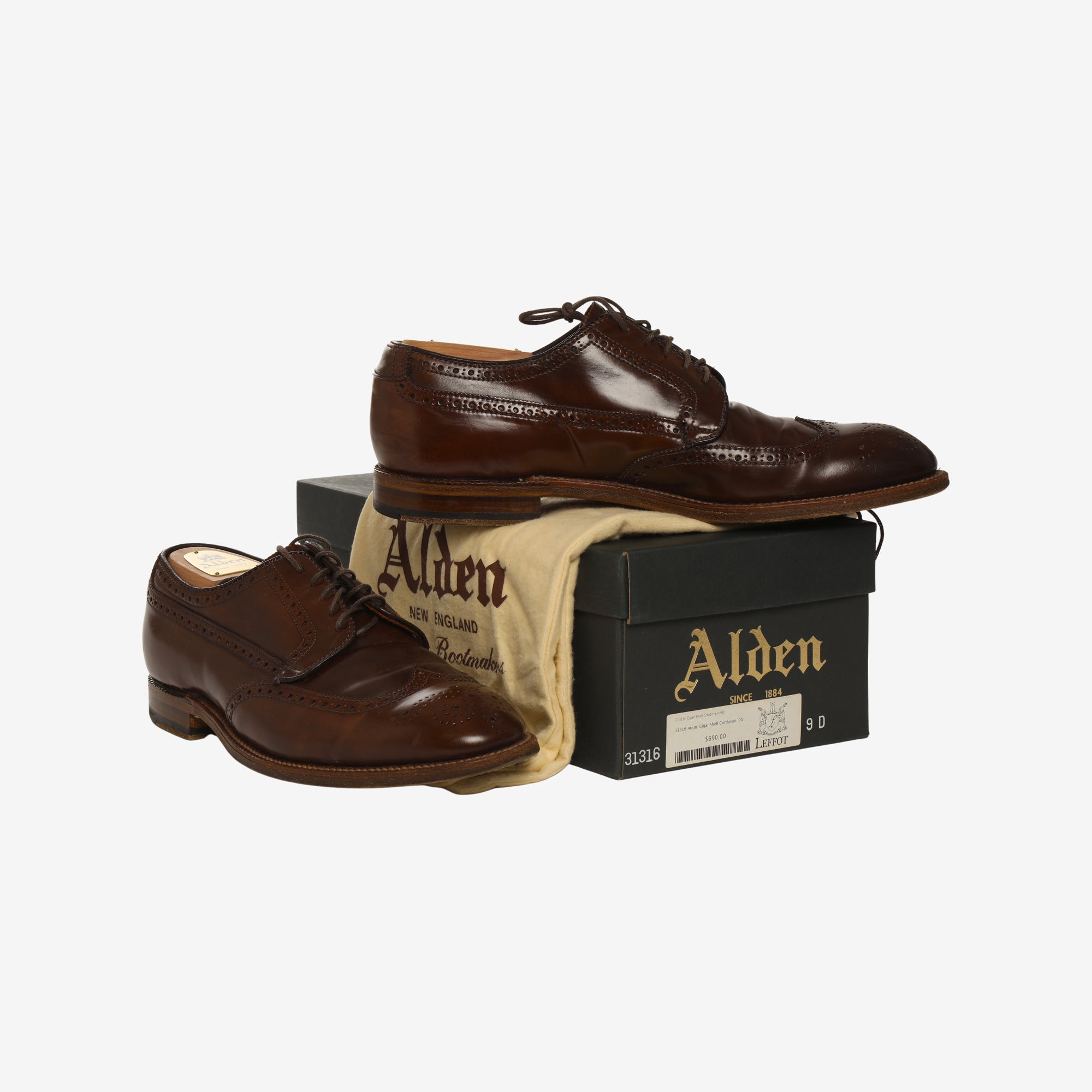 31316 Cordovan Atom Blucher + Trees (Leffot)