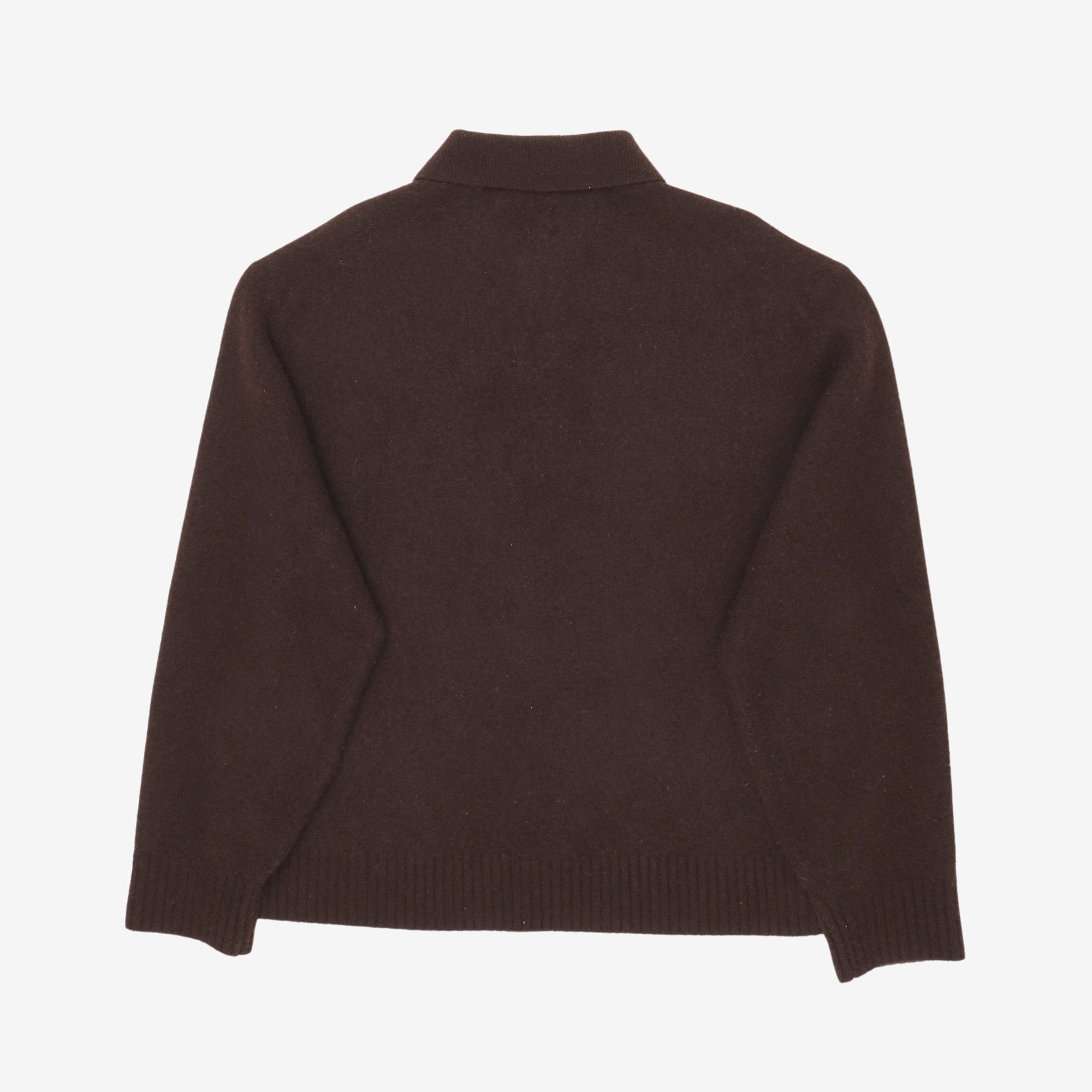 Wool Yak Polo Sweater