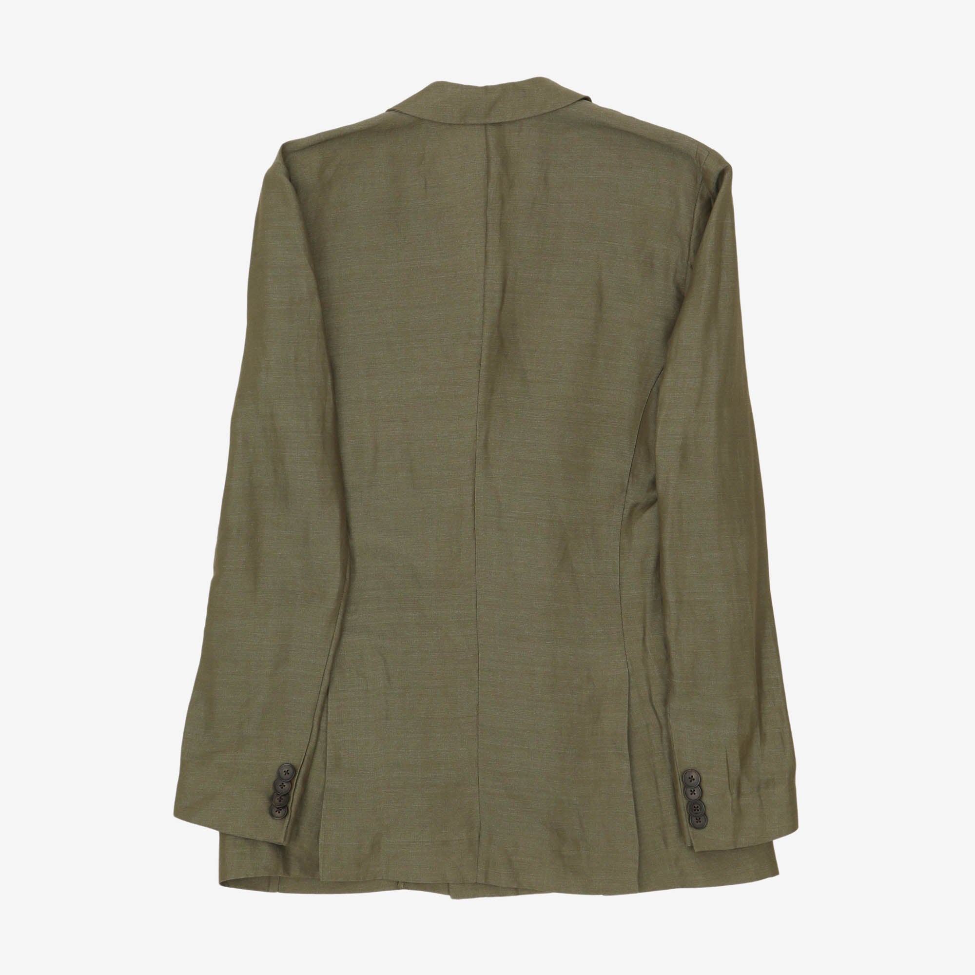 Unlined Linen Blend DB Suit