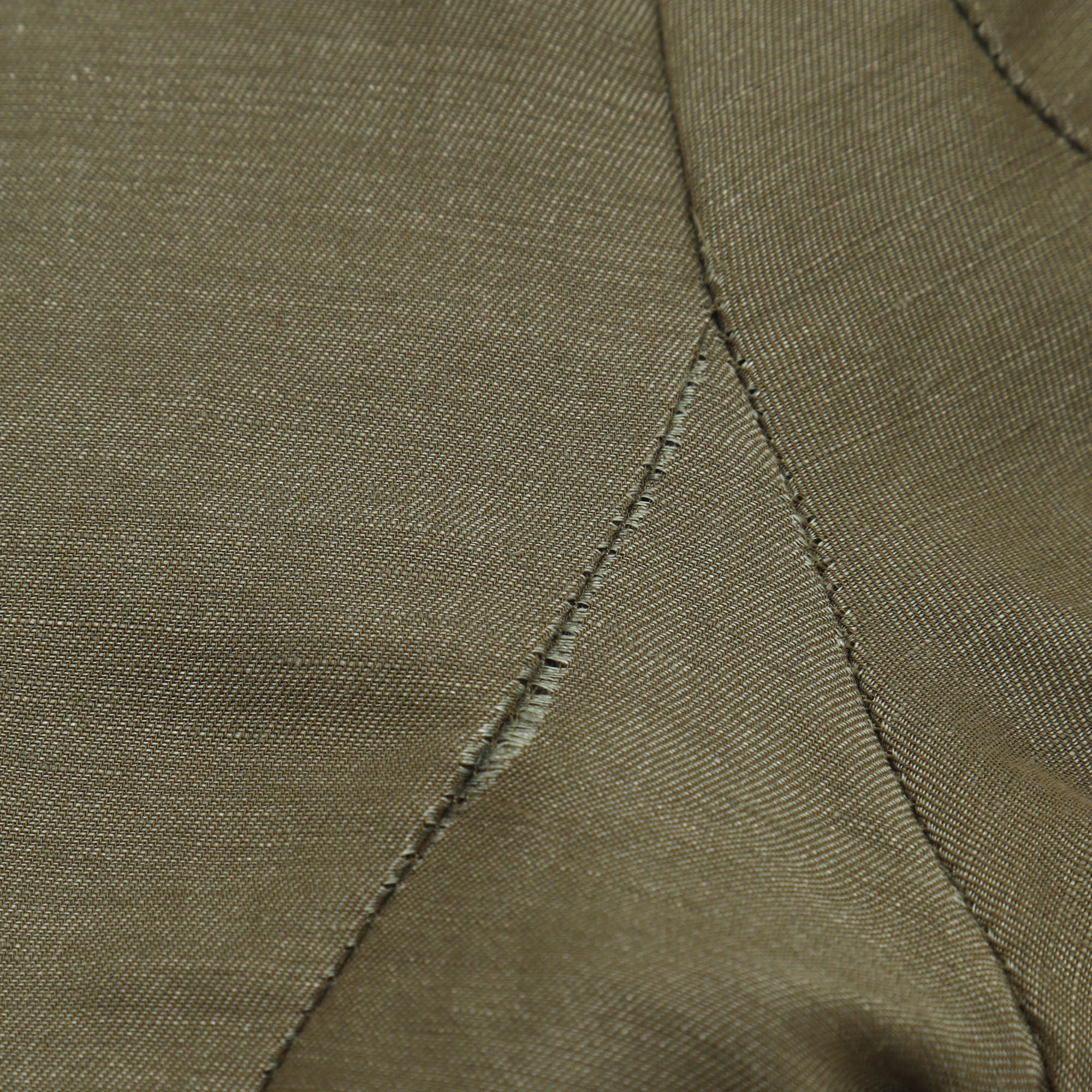 Unlined Linen Blend DB Suit