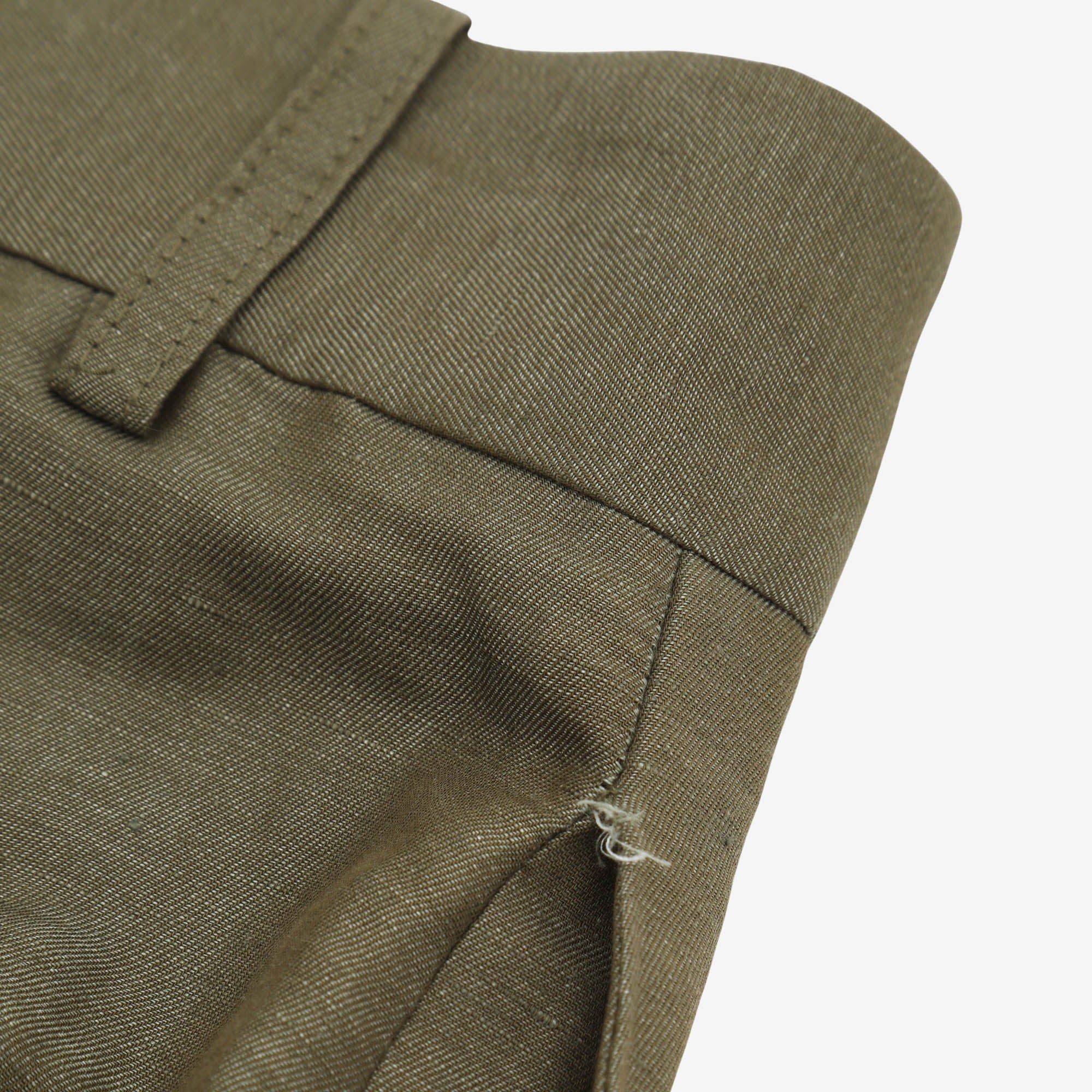 Unlined Linen Blend DB Suit
