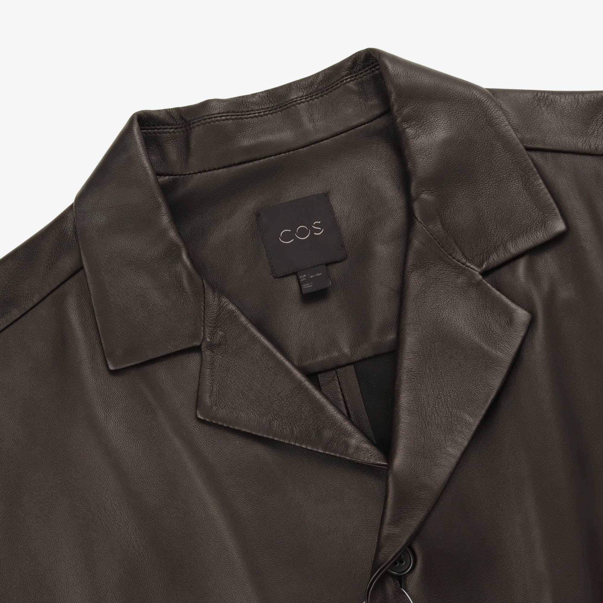 Textured Leather Shirt