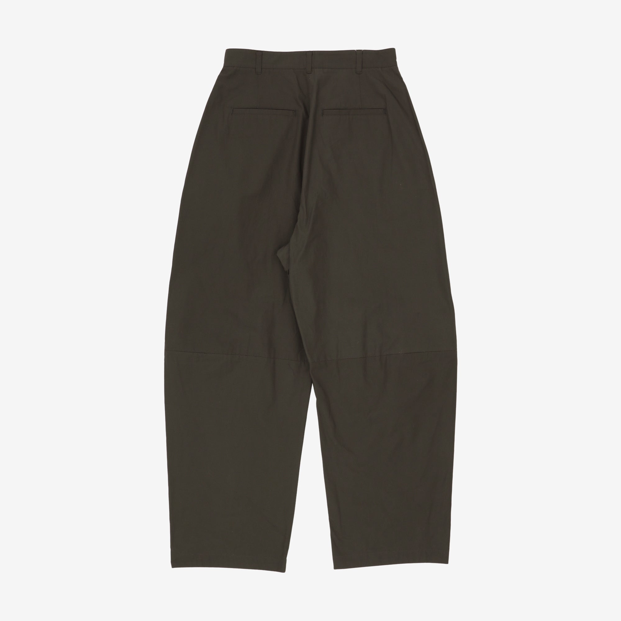 Barrel Leg Poplin Trousers (29W X 28.5L)