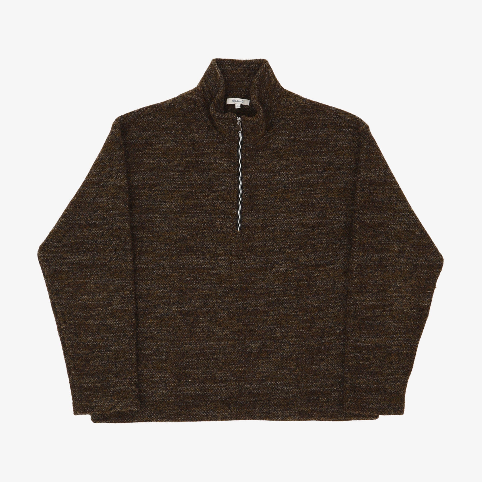 Boucle Quarter Zip Pullover