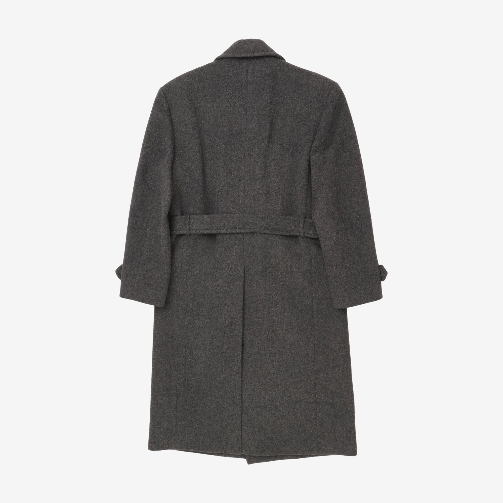 Belted Wool Overcoat