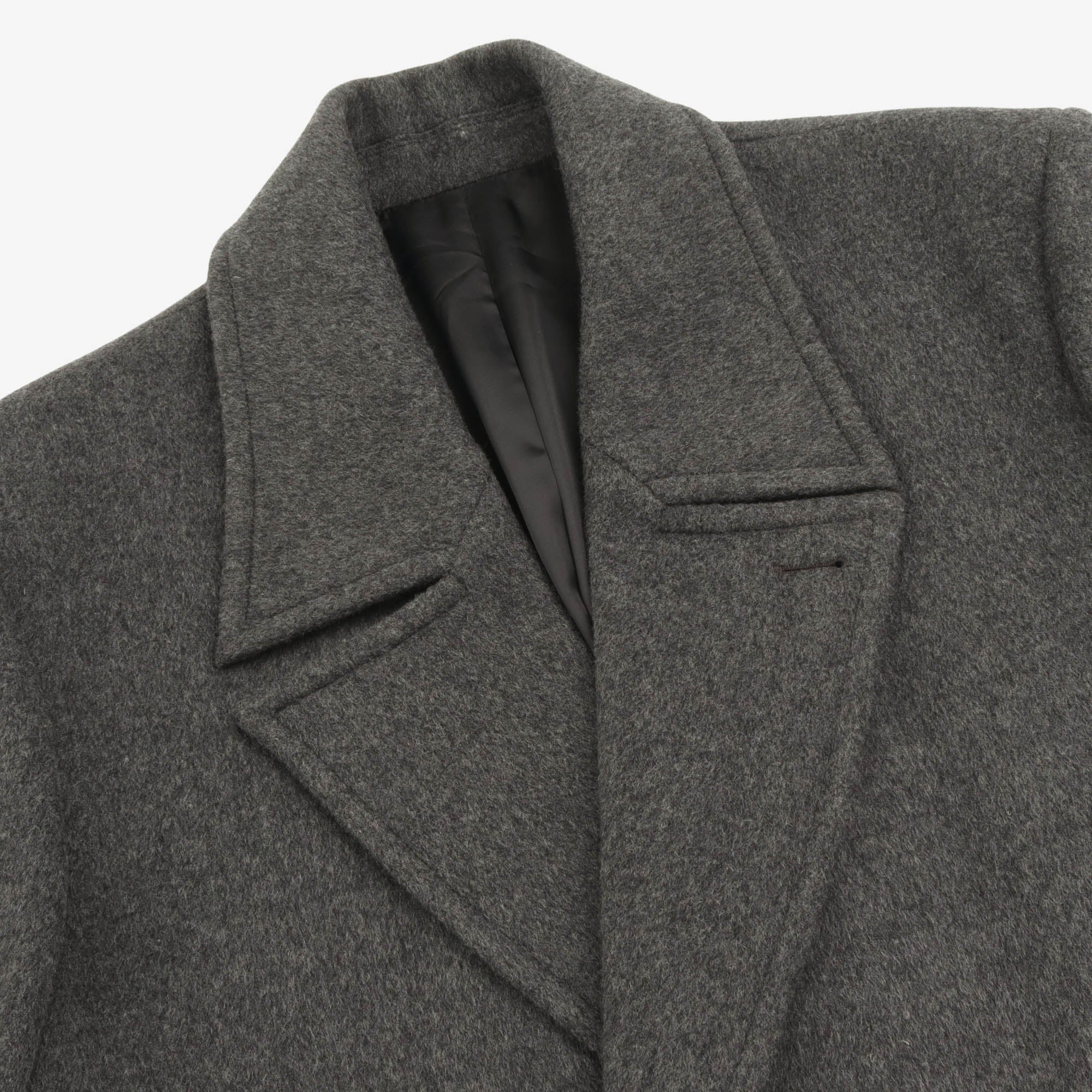 Belted Wool Overcoat