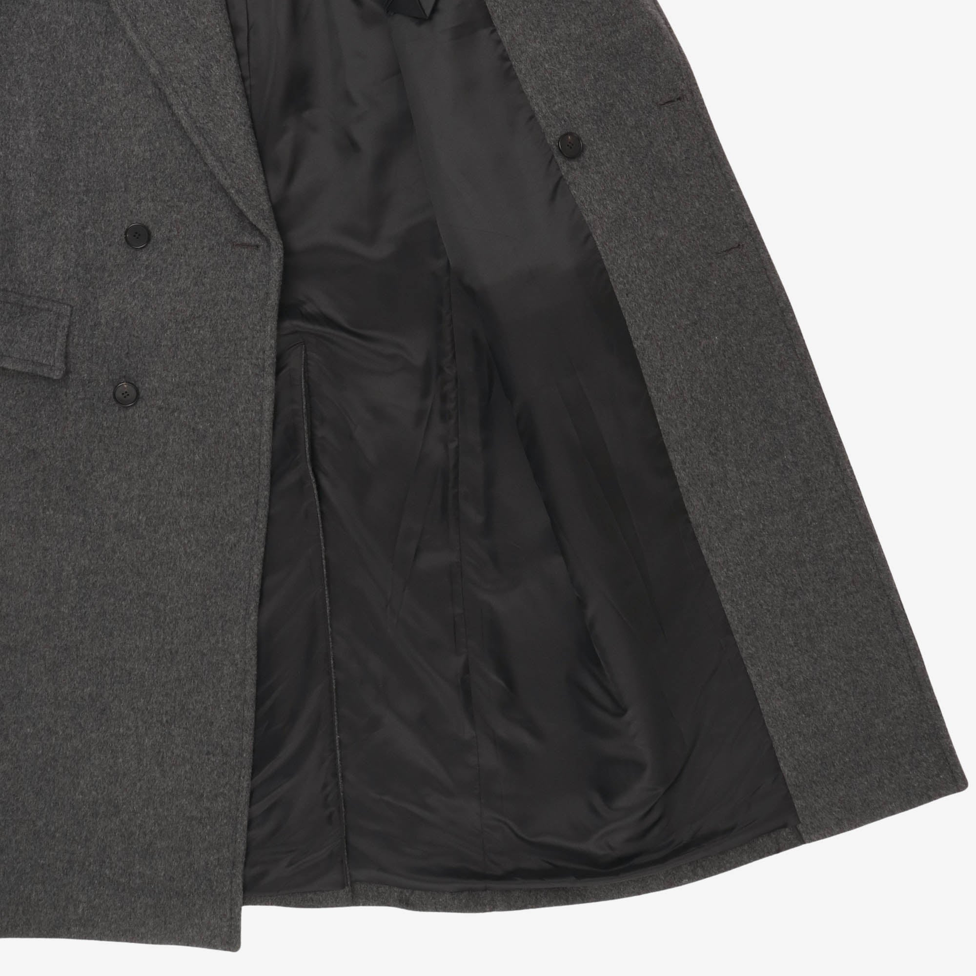 Belted Wool Overcoat