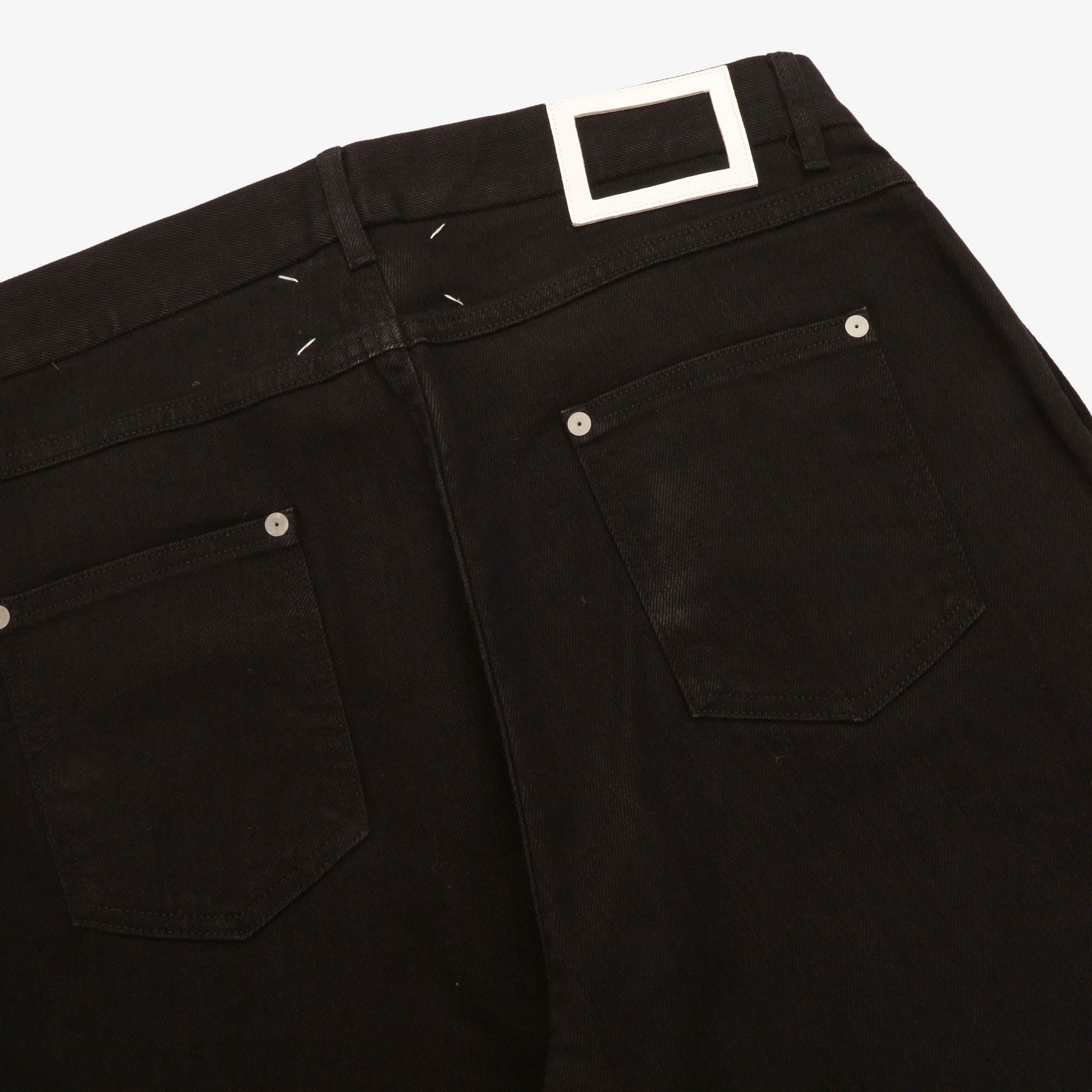 Pinstripe Wool Denim Trousers (34W X 34L)