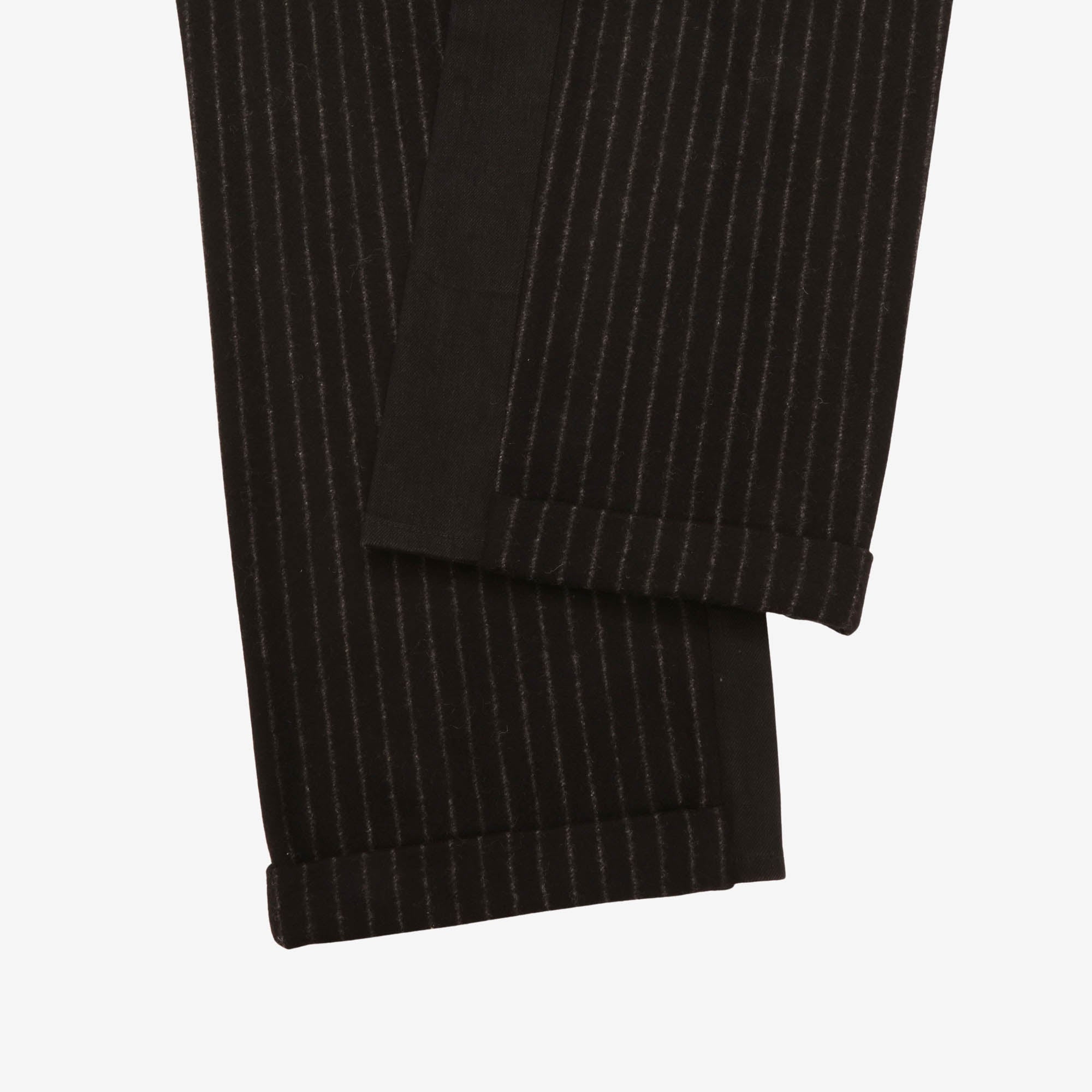 Pinstripe Wool Denim Trousers (34W X 34L)