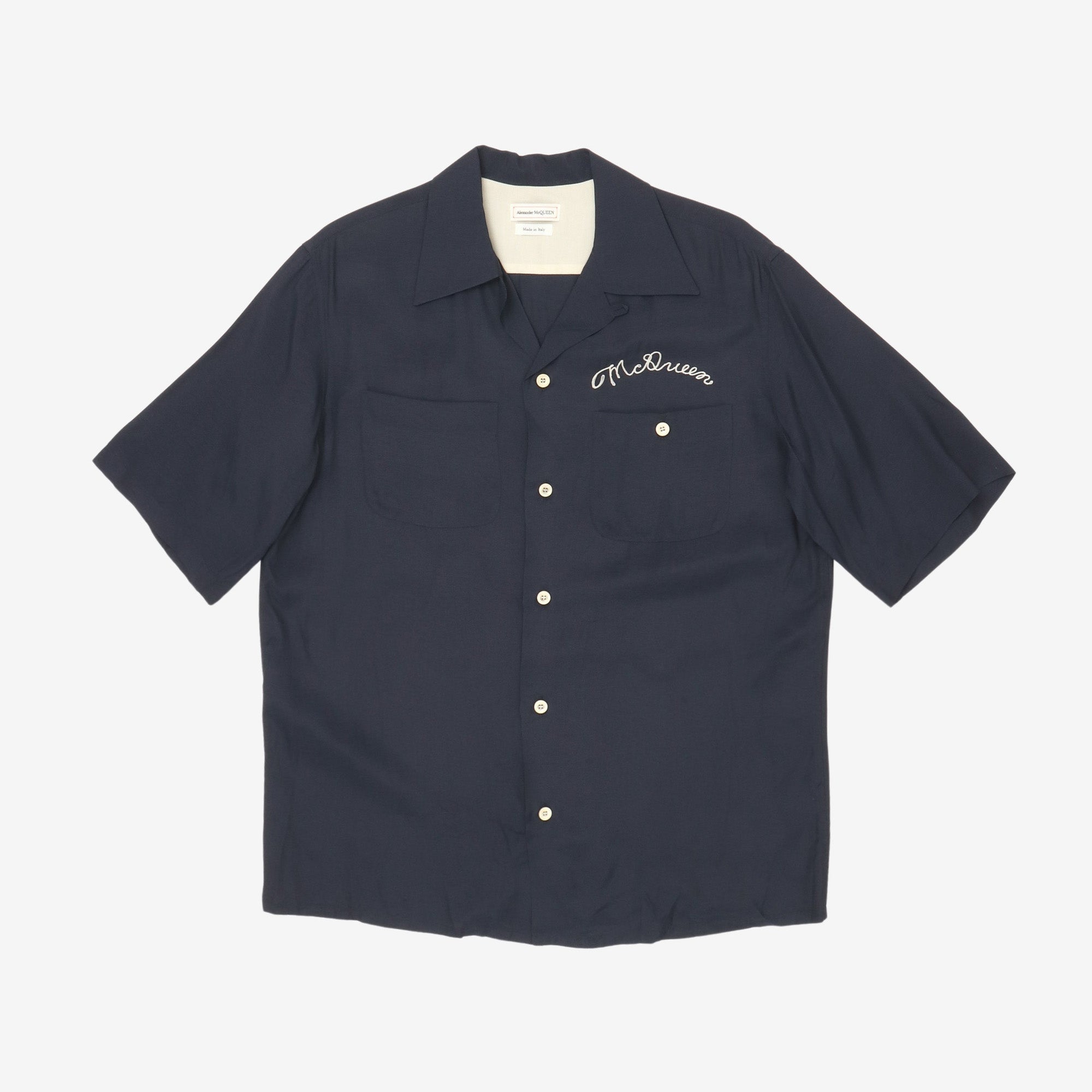 Open Collar SS Shirt