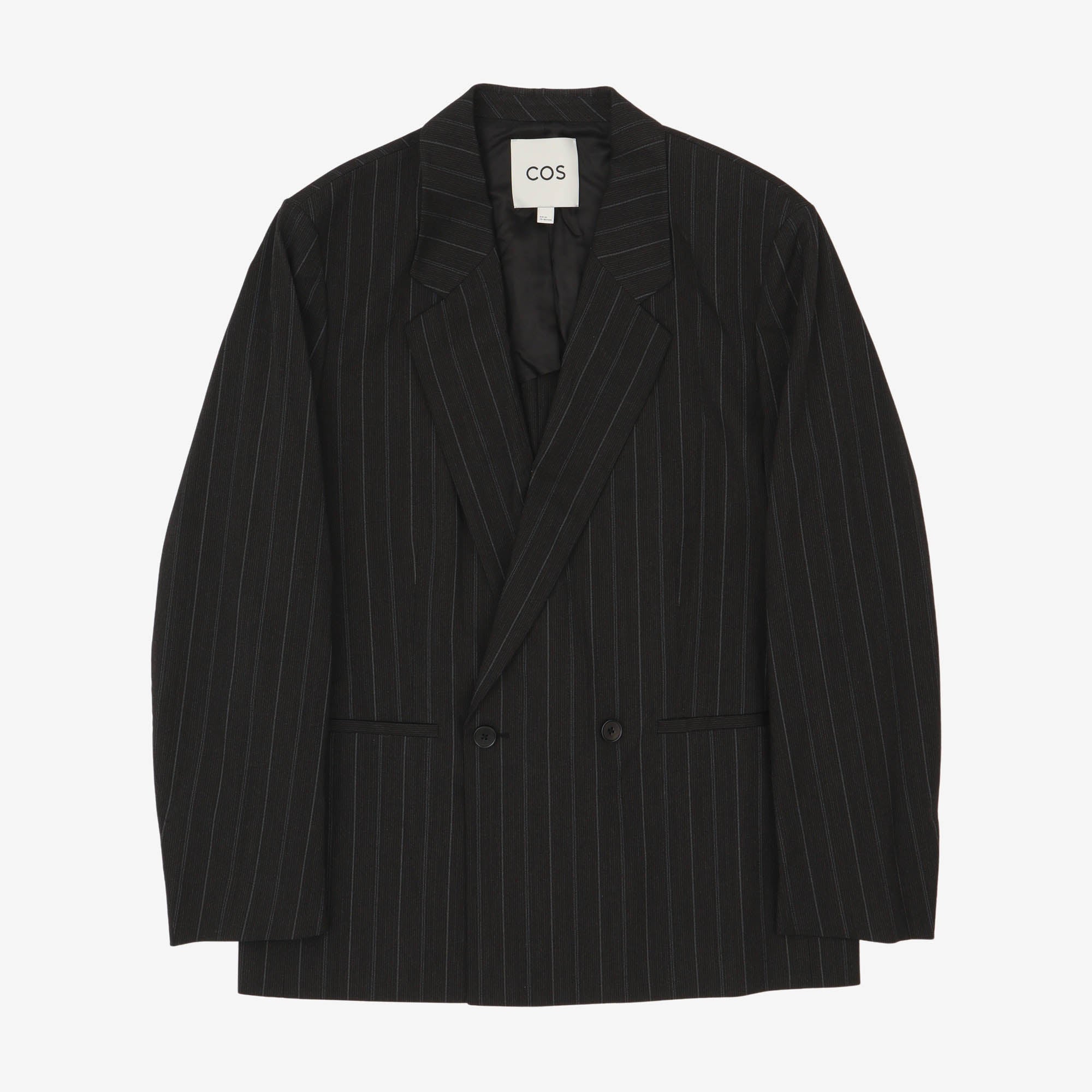 Pinstriped Wool DB Suit
