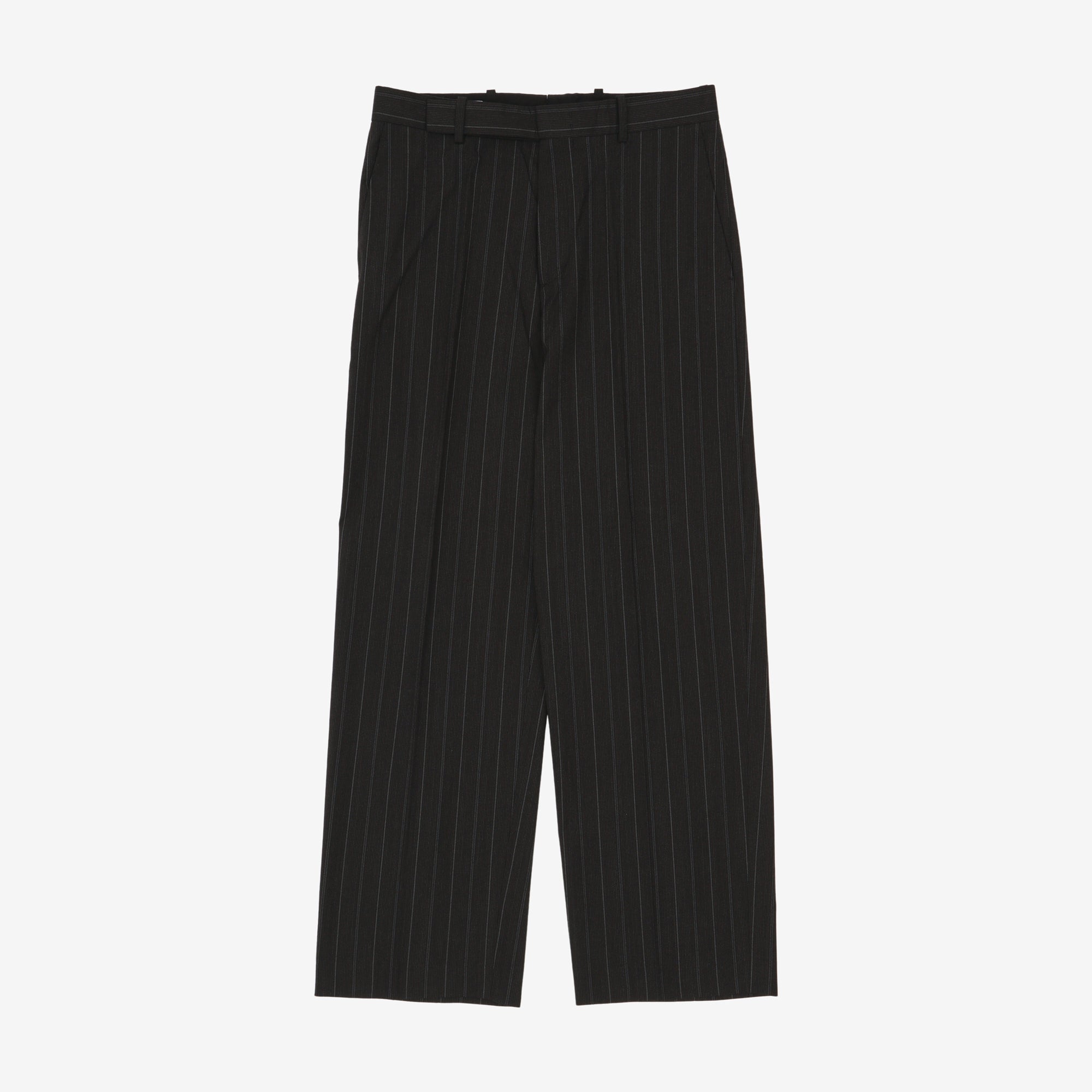 Pinstriped Wool DB Suit