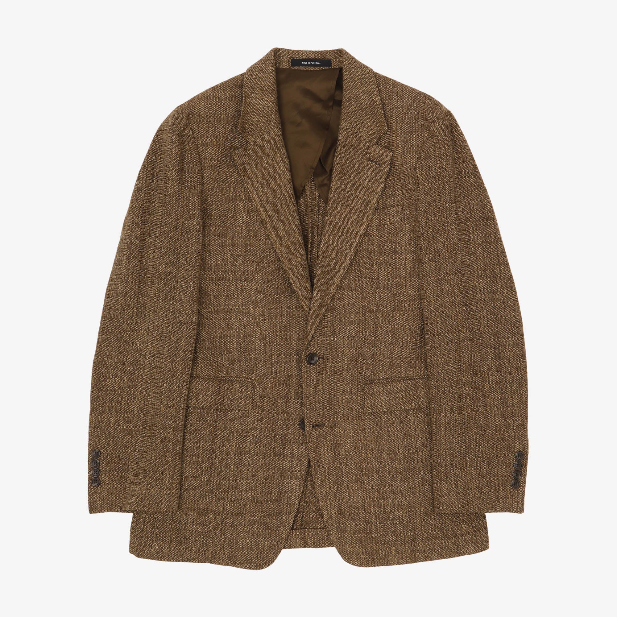 Linen Silk Woven Suit