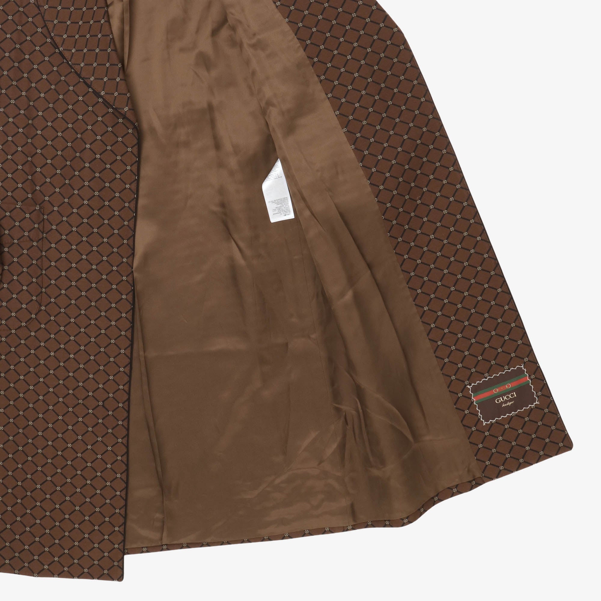 Logo Jacquard Shawl Belted Dressing Gown