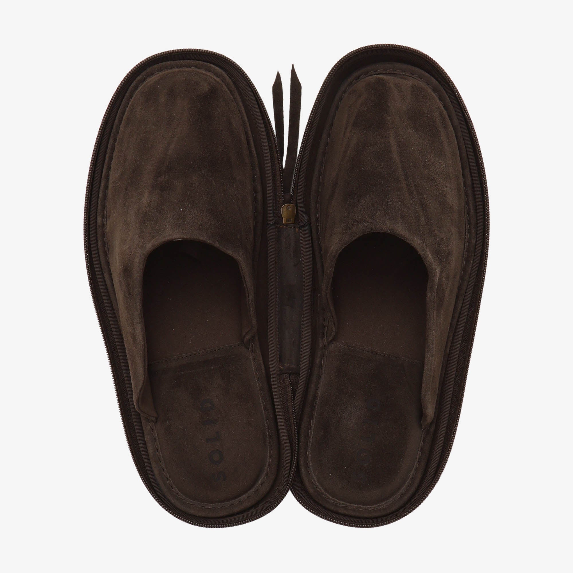 Packable Suede Slippers
