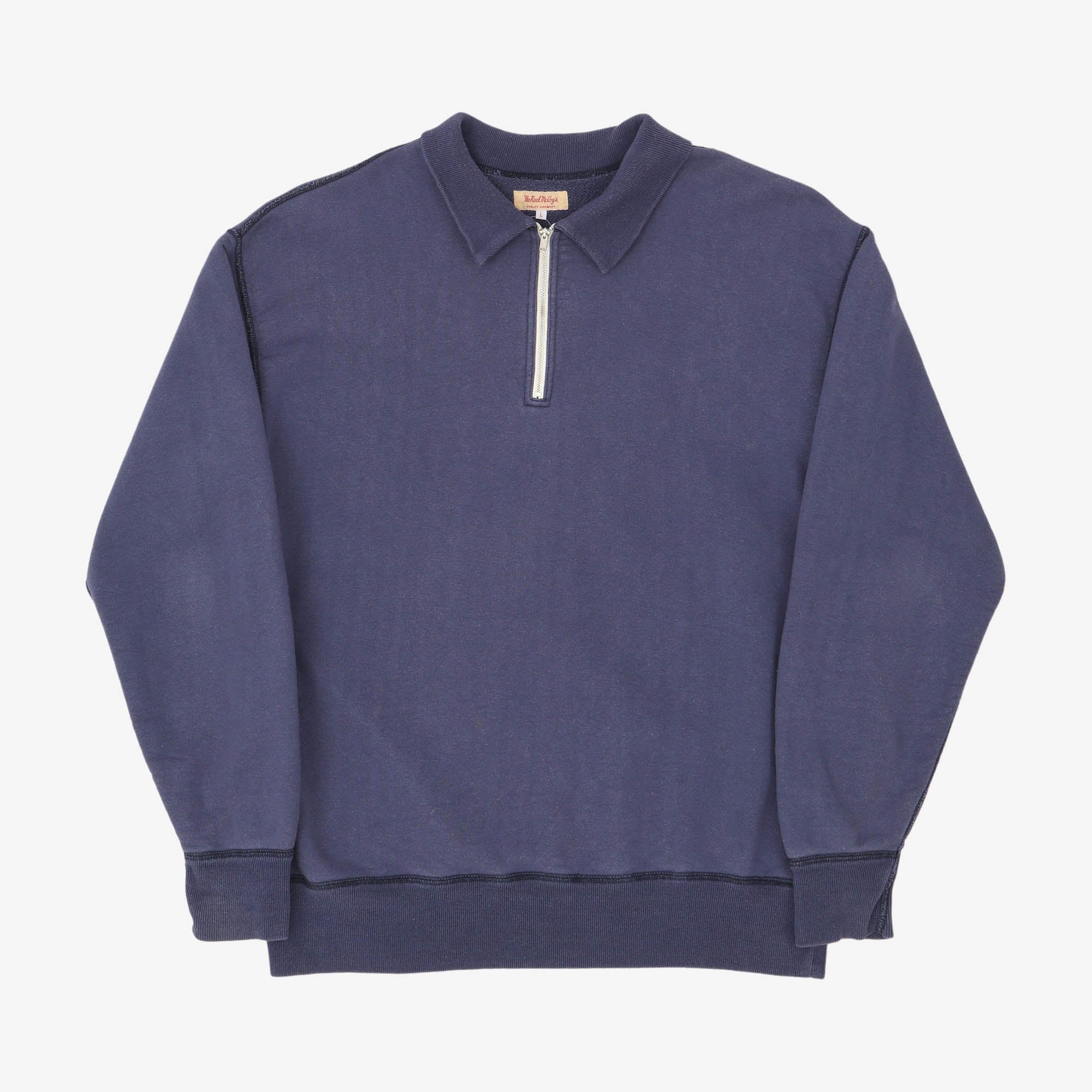 10oz Loopwheeled 1/4 Zip Sweatshirt