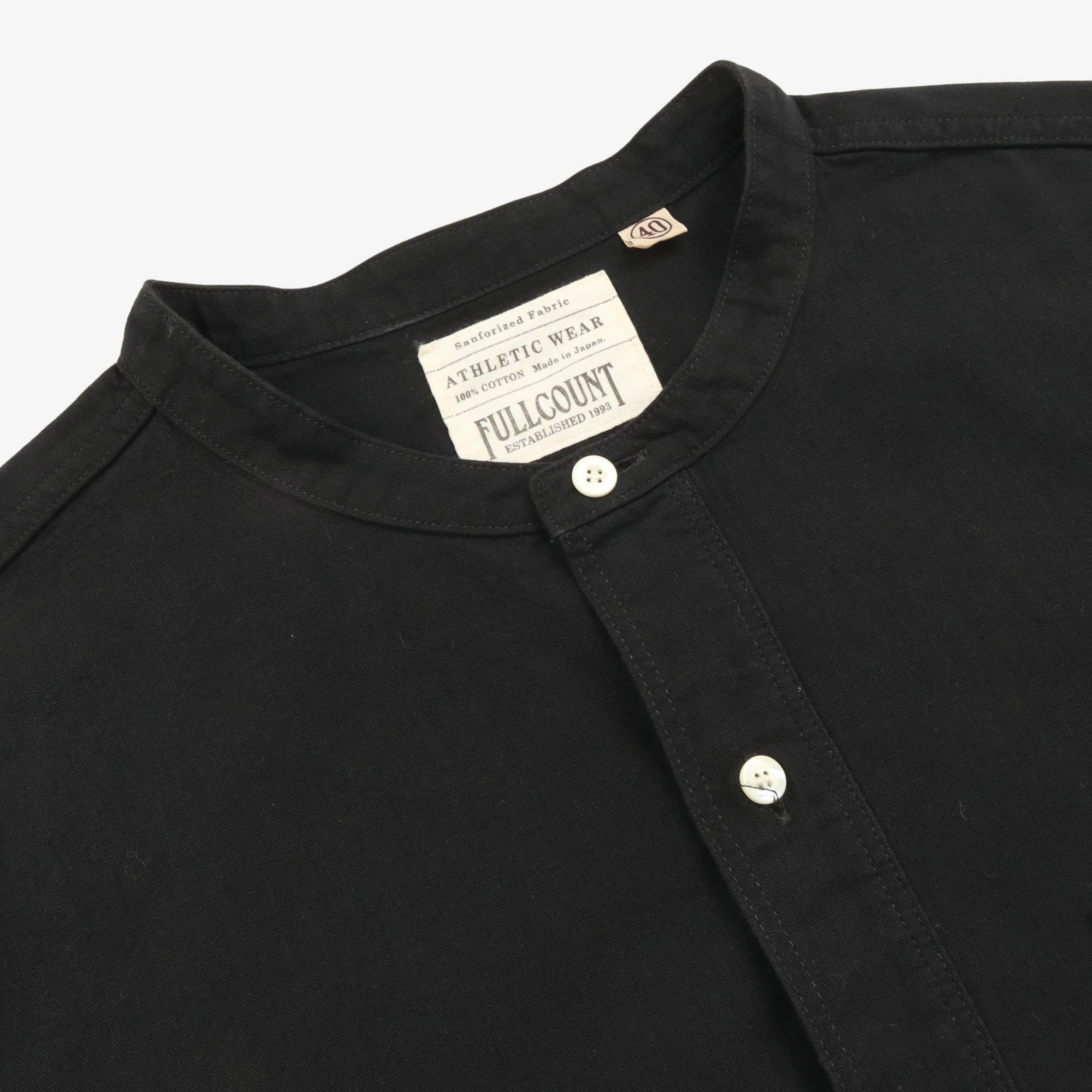 Stand Collar PO Chambray Shirt