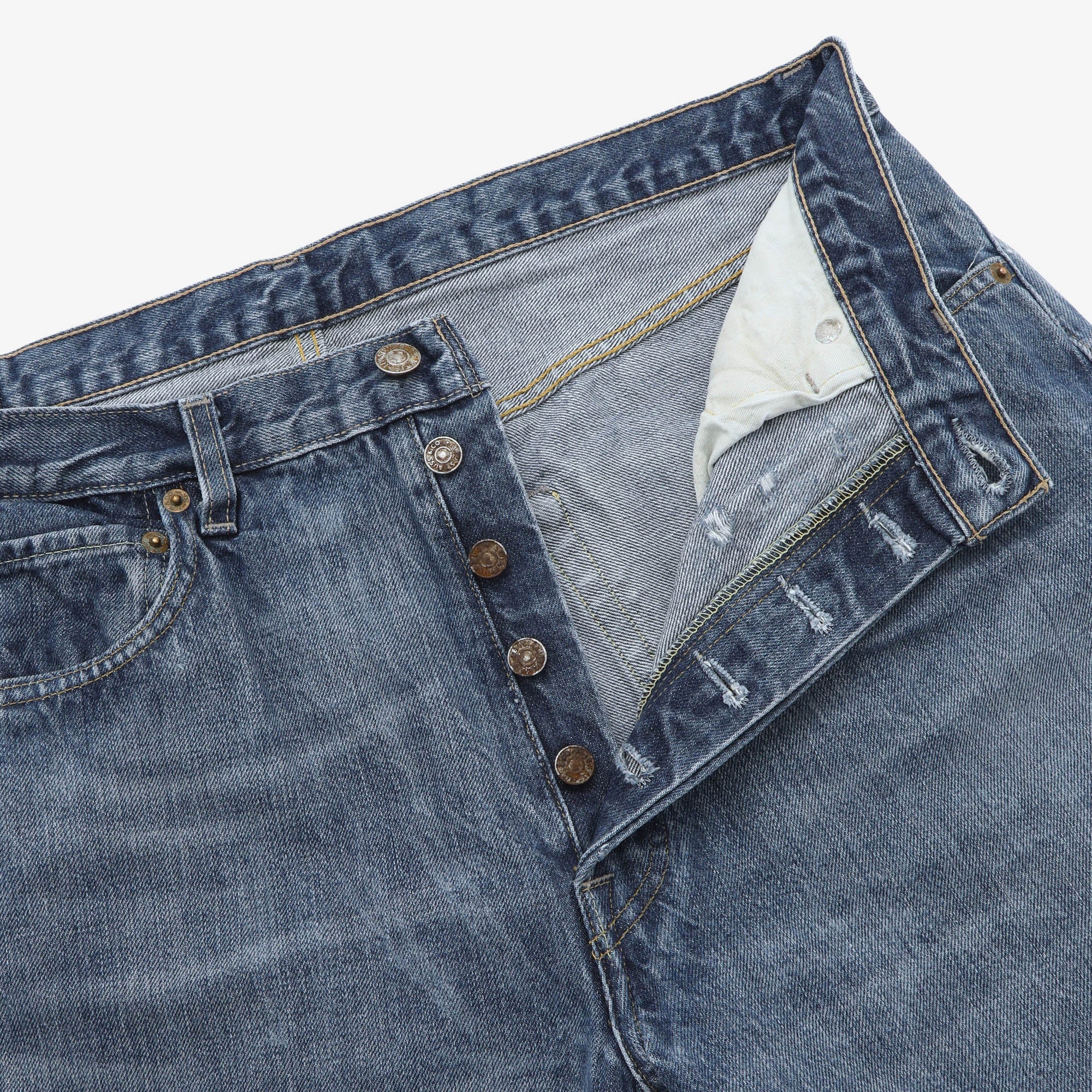 550 Washed Selvedge Denim (34W X 29L)