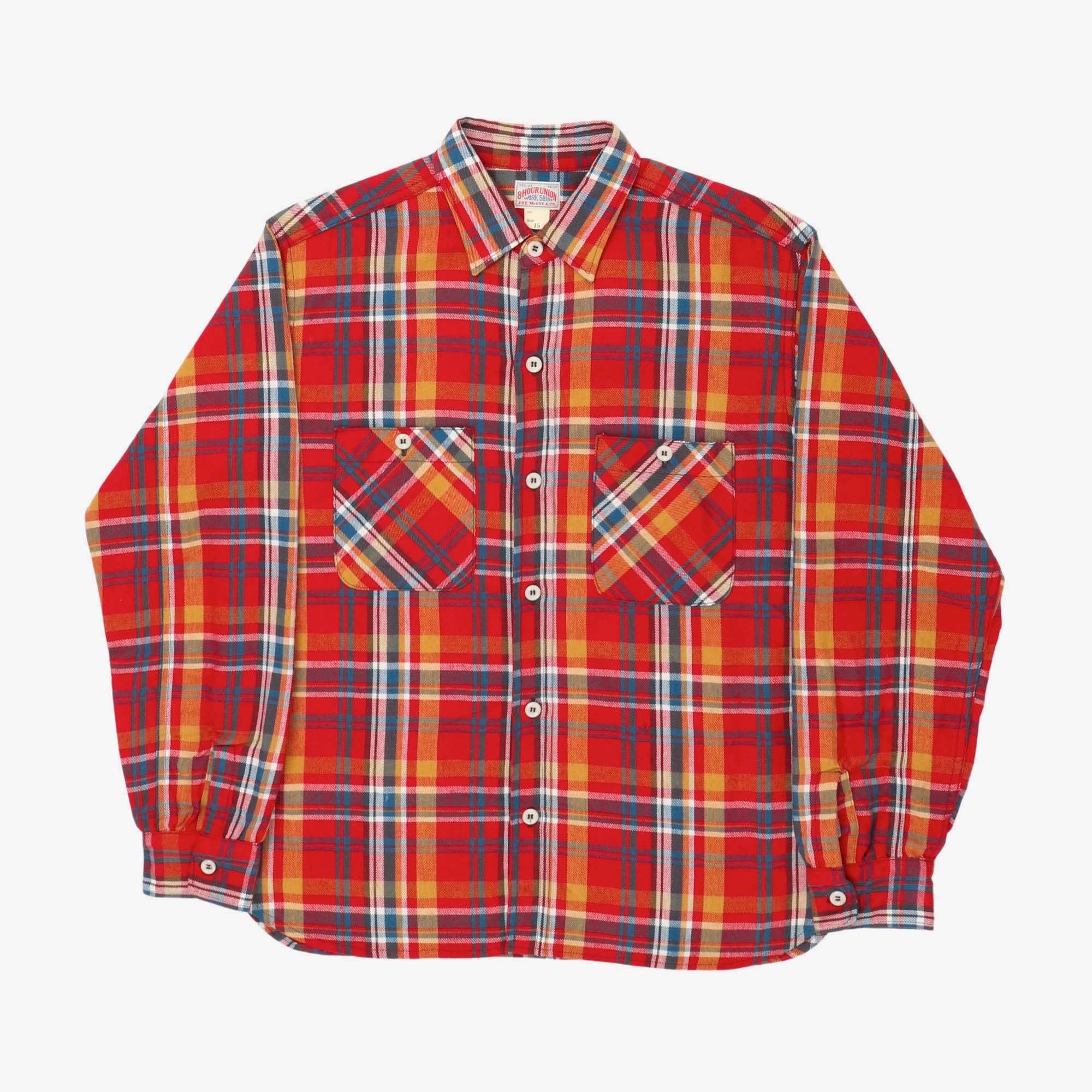 8HU Check Flannel Shirt