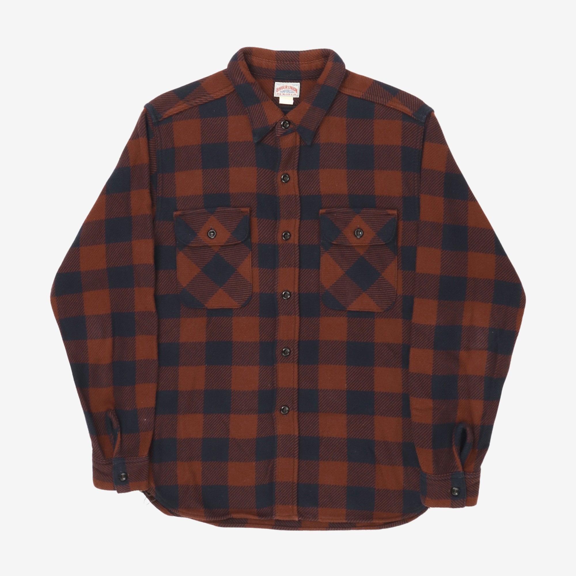 8HU Check Flannel Shirt