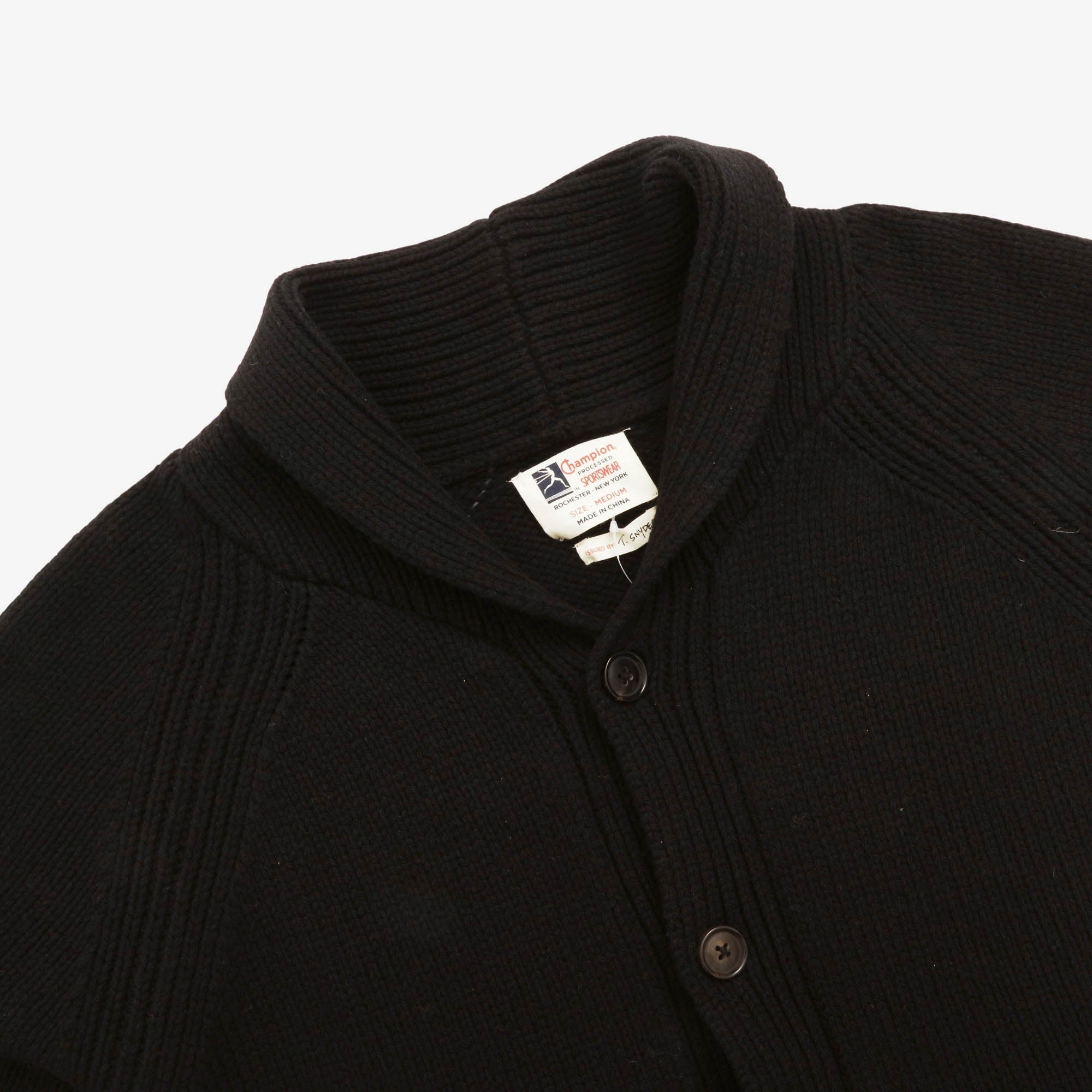 Todd Snyder Hand Knit Wool Cardigan