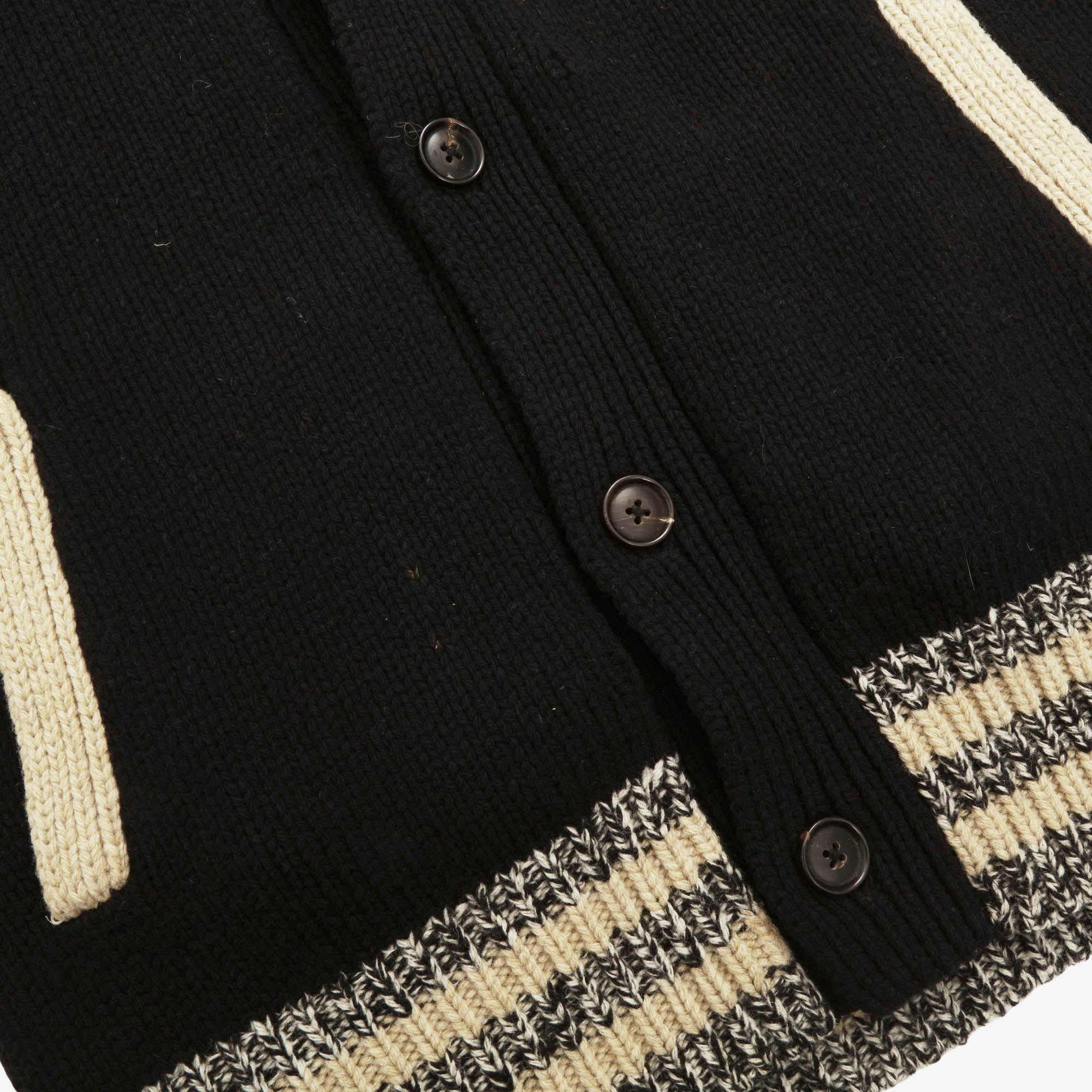 Todd Snyder Hand Knit Wool Cardigan