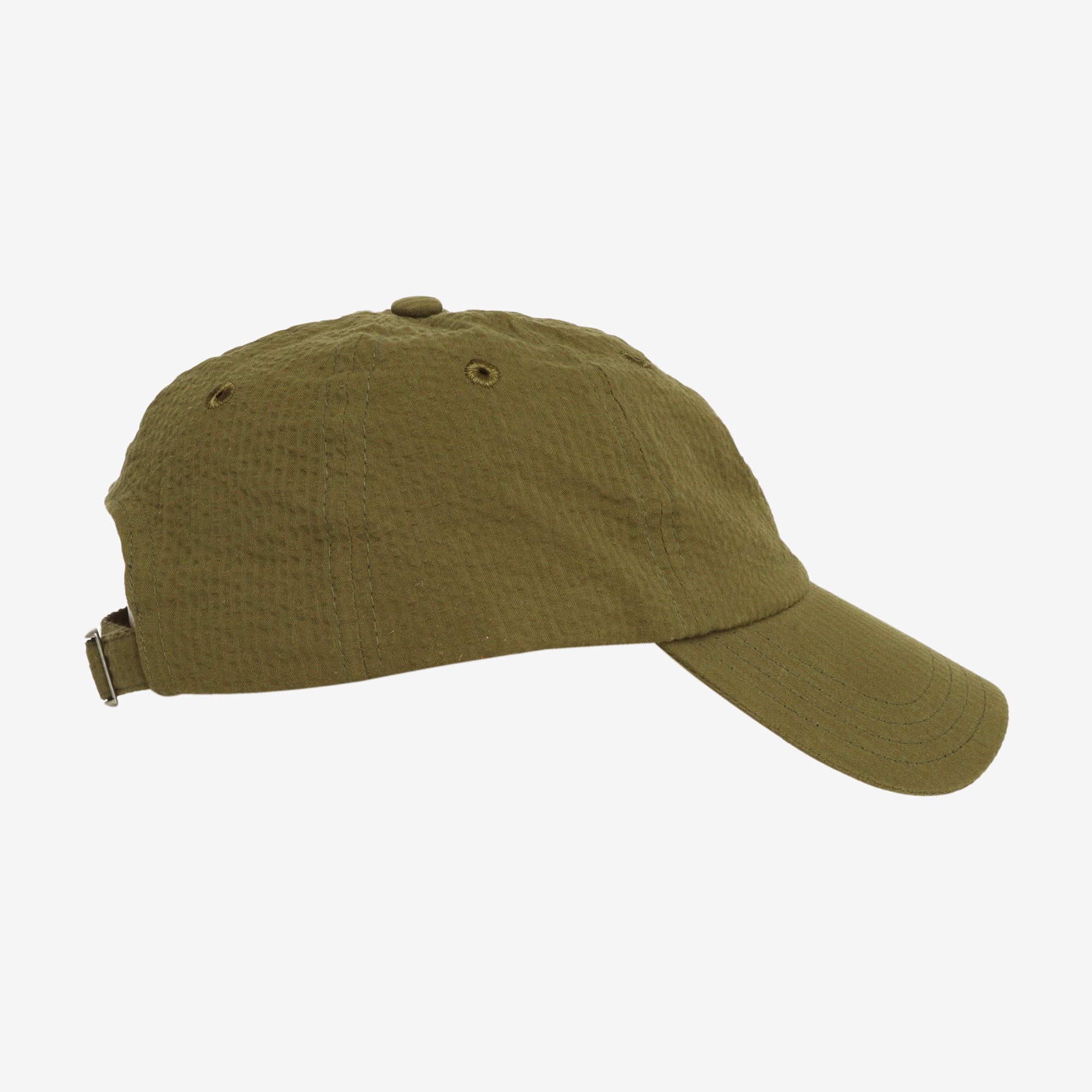 Seersucker Baseball Cap
