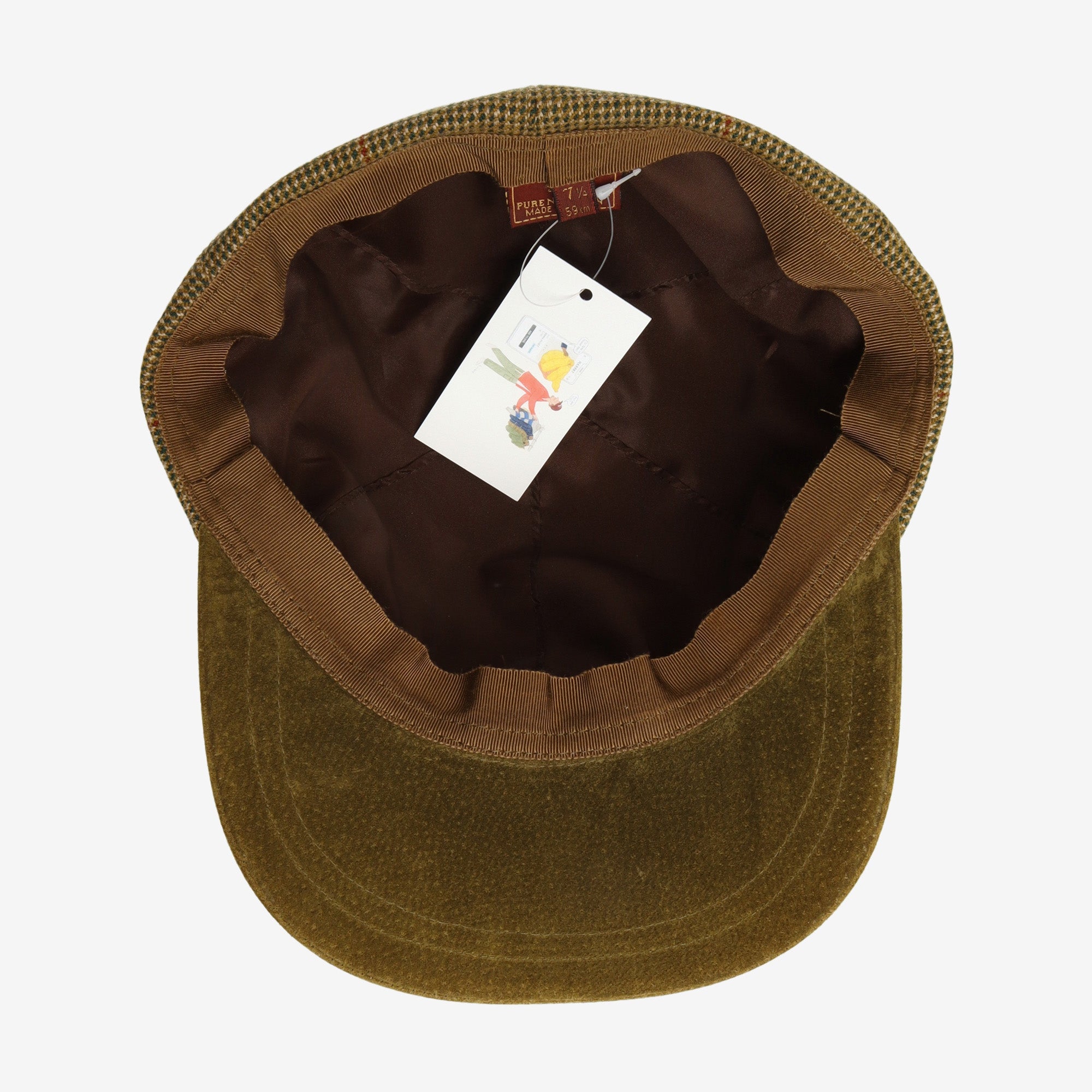 Tweed 7 Panel Cap