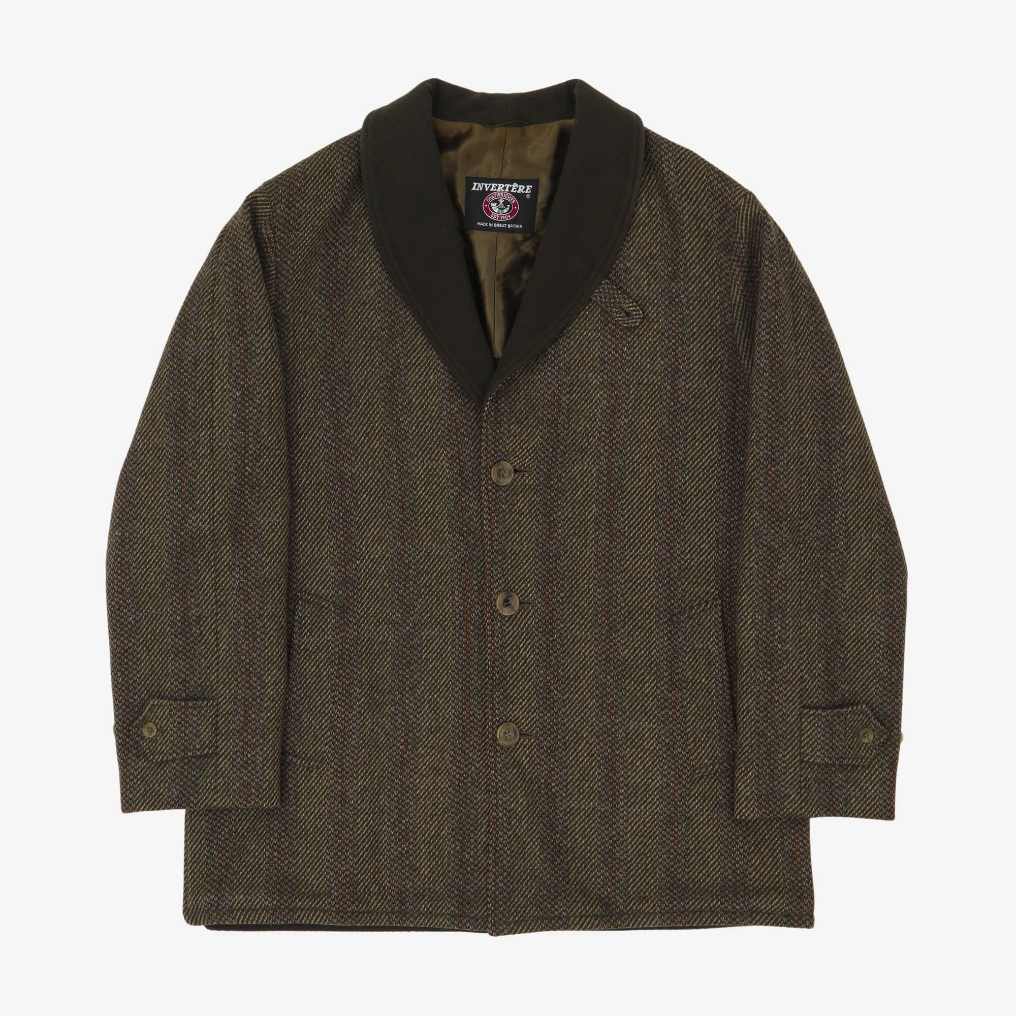 Shawl Collar Tweed Jacket