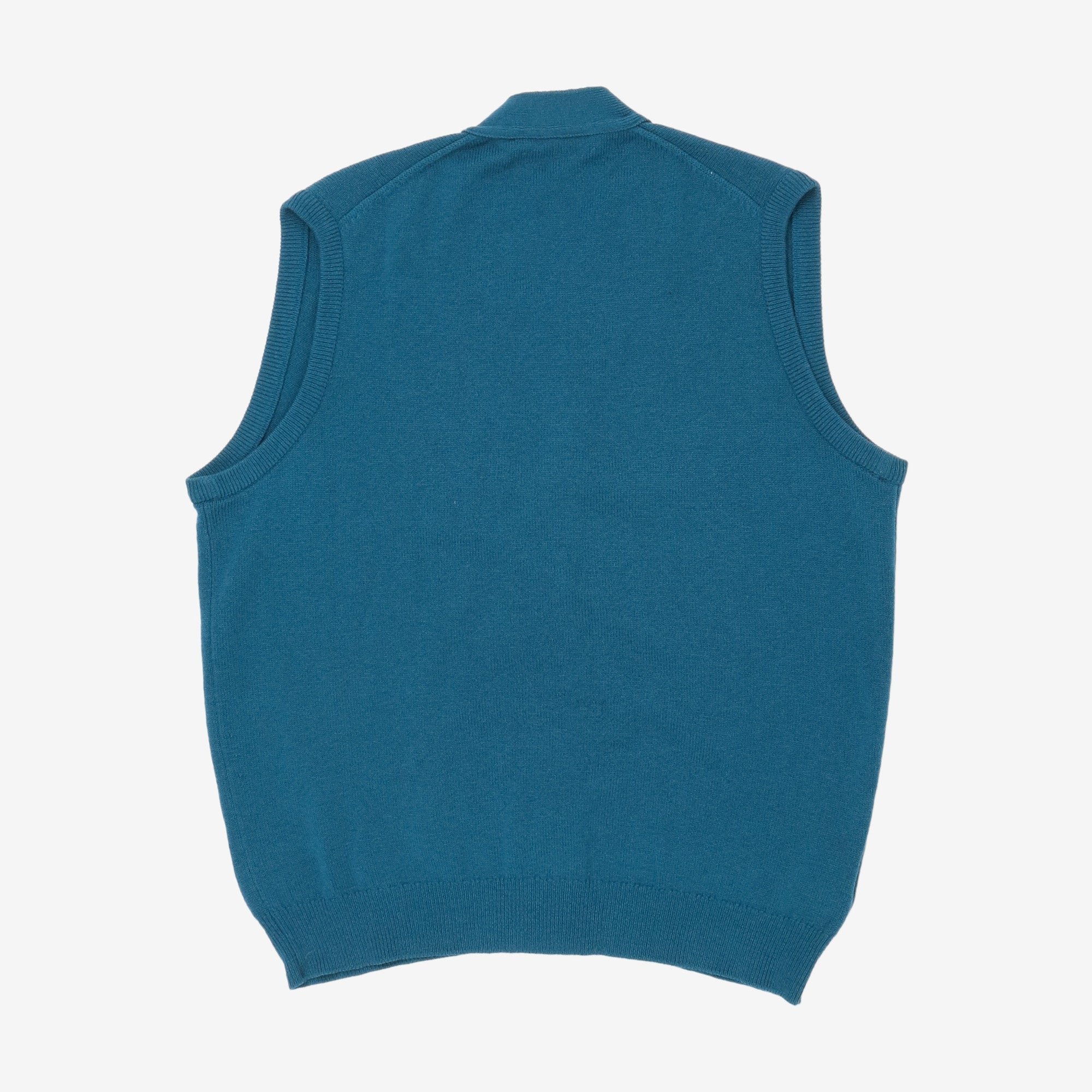 Lambswool Sleeveless Cardigan