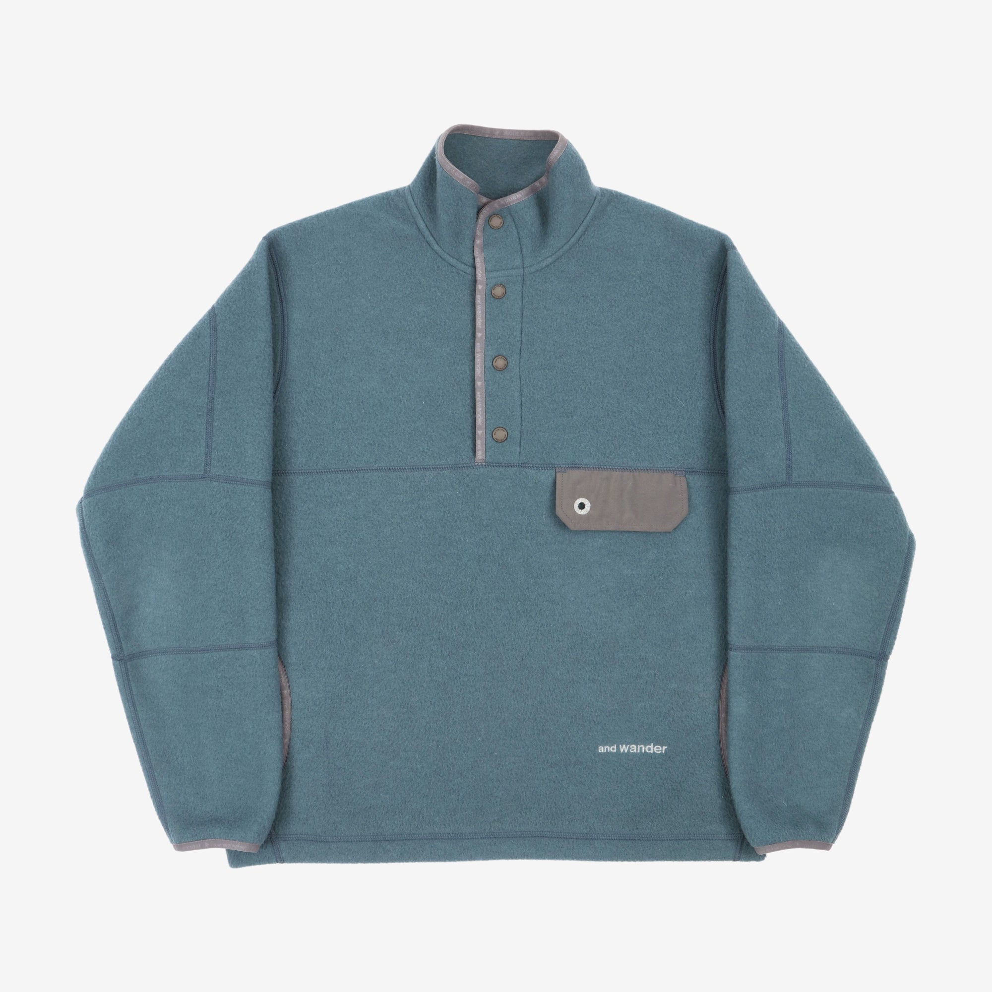 Wool Fleece Pullover Sweatshirt