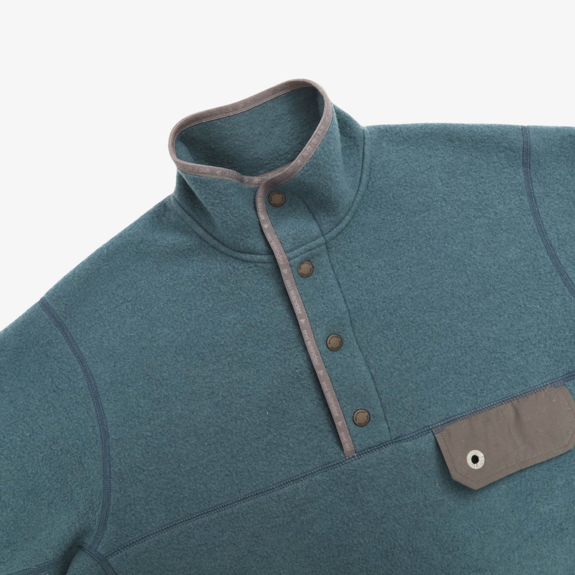 Wool Fleece Pullover Sweatshirt