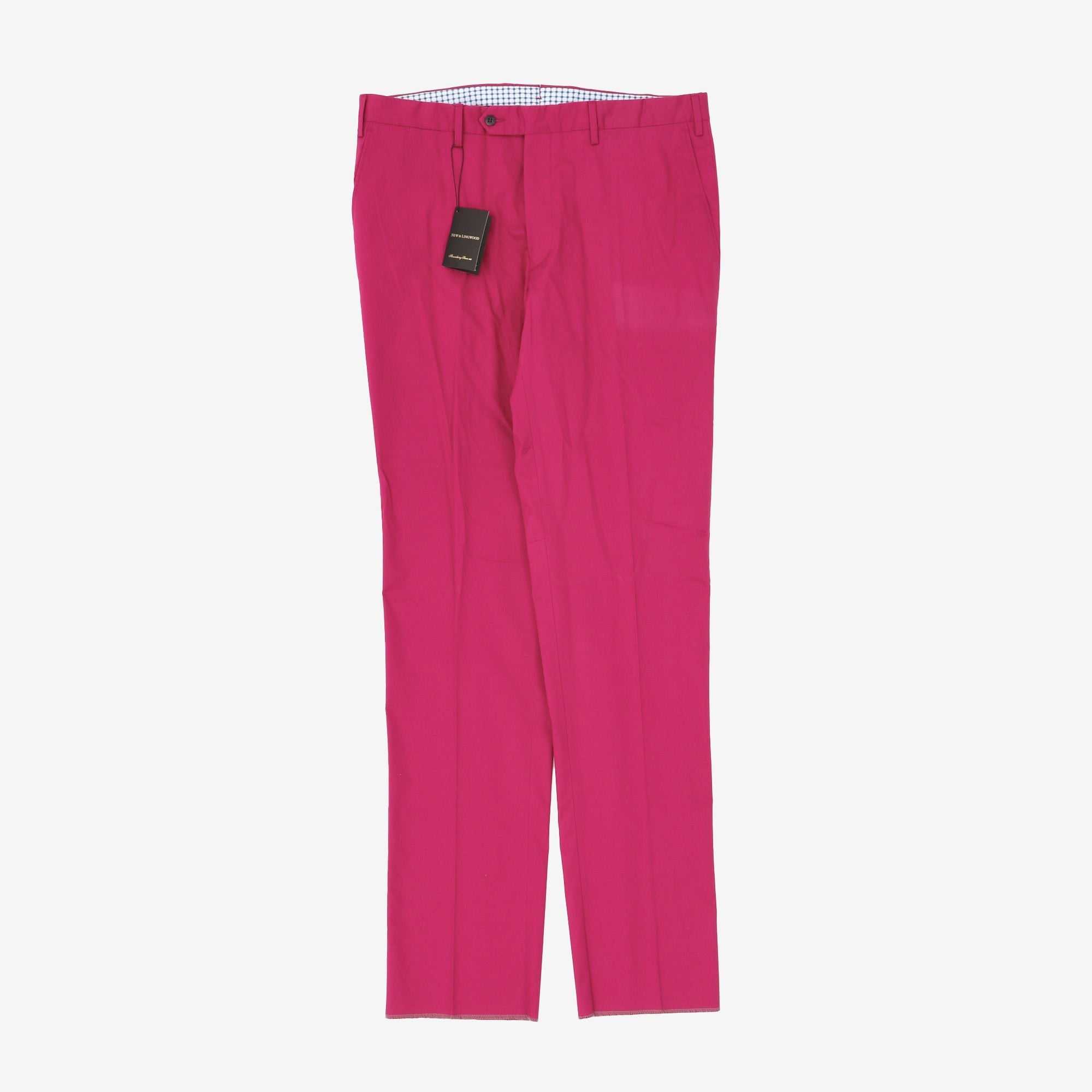 Single Pleat Cotton Chinos