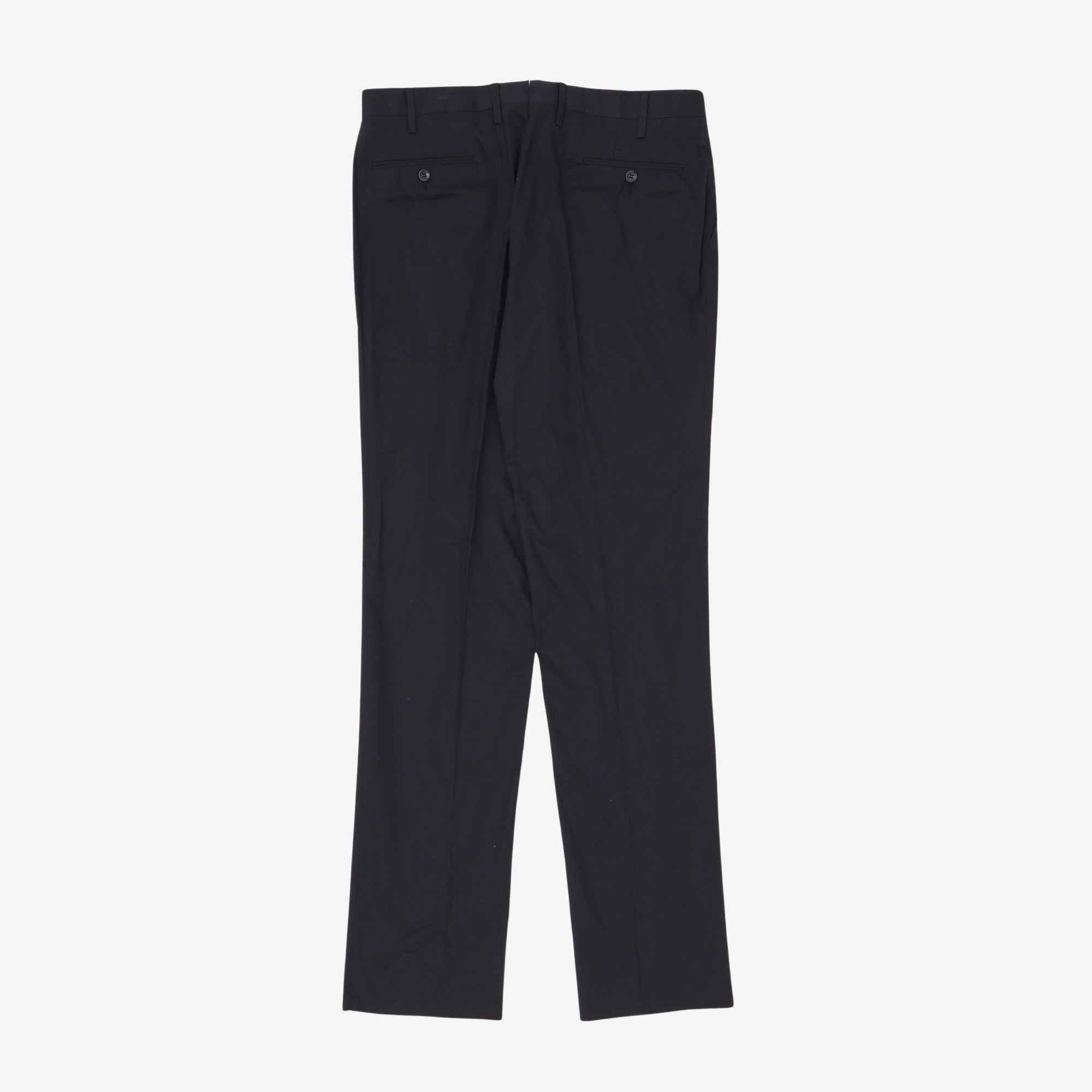 Single Pleat Cotton Chinos
