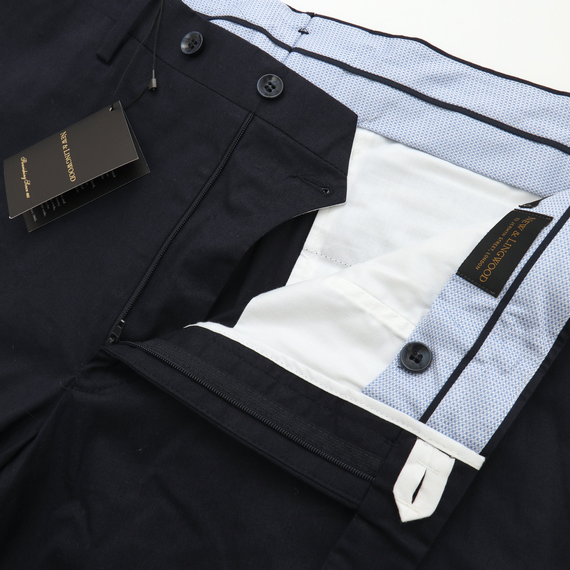 Single Pleat Cotton Chinos