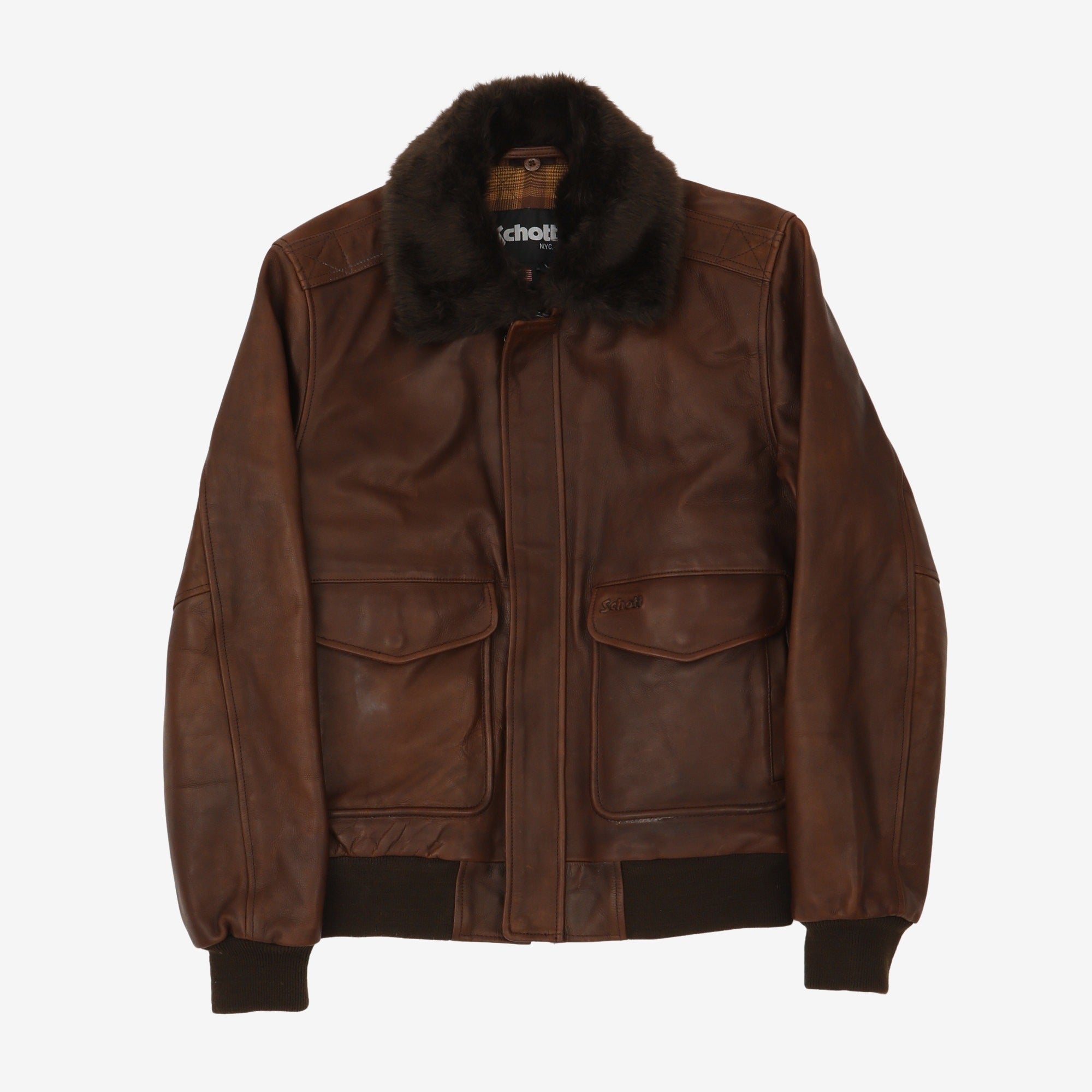 Leather Flight Jacket