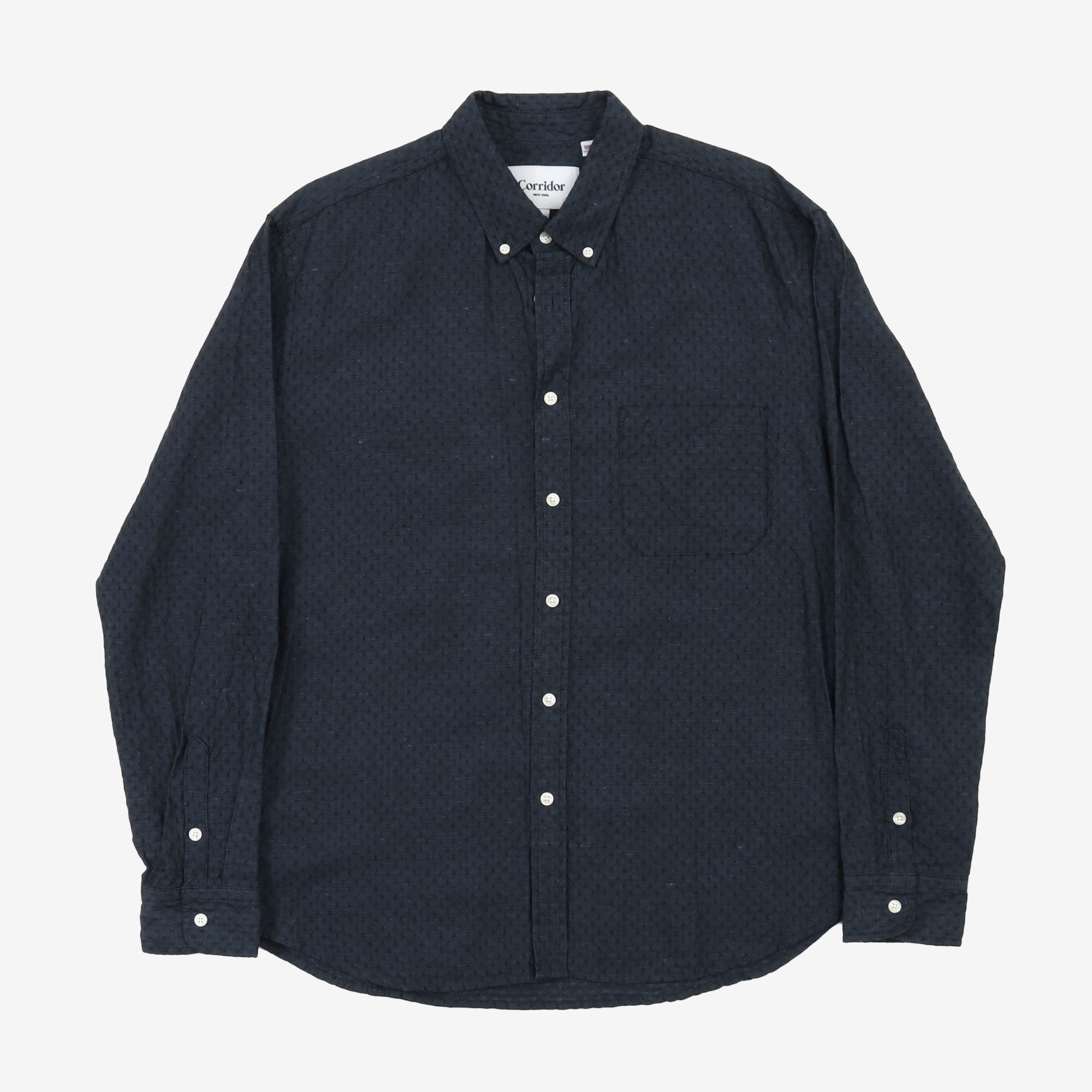 Dobby Linen BD Shirt