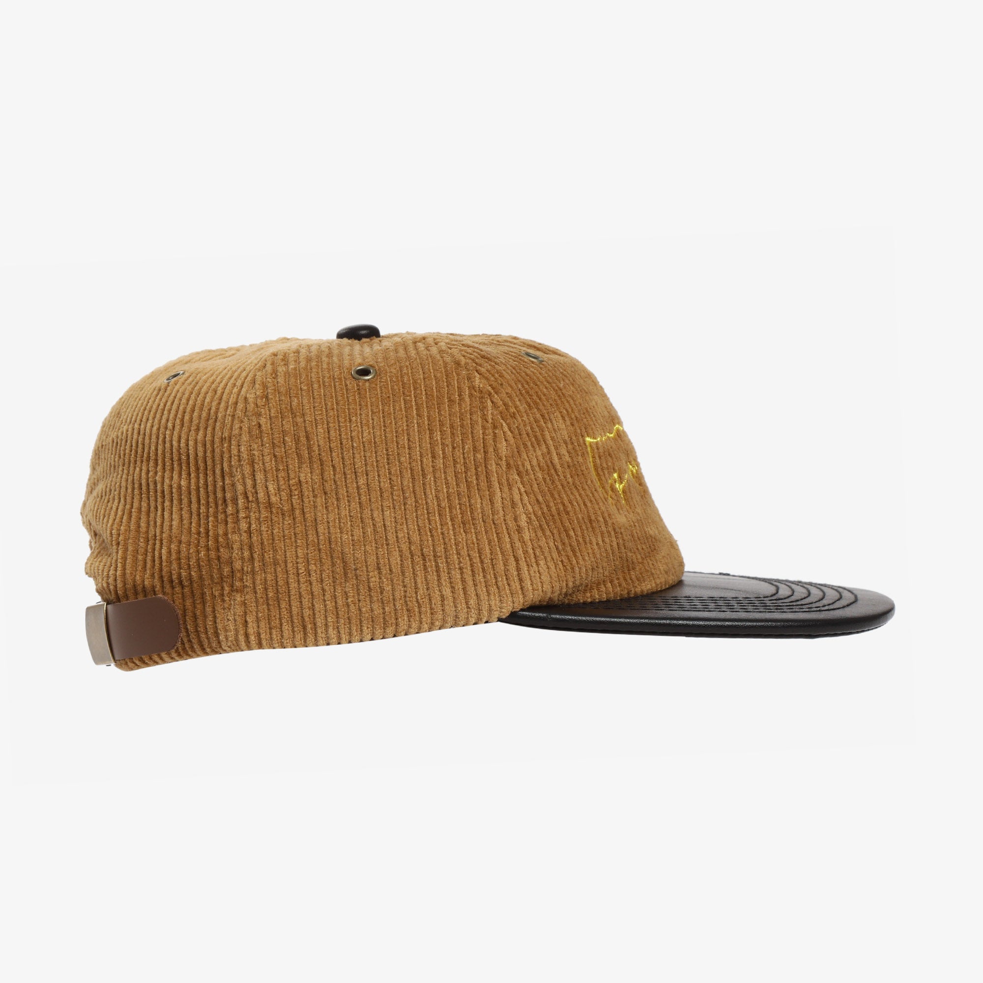 Corduroy Letaher Cap