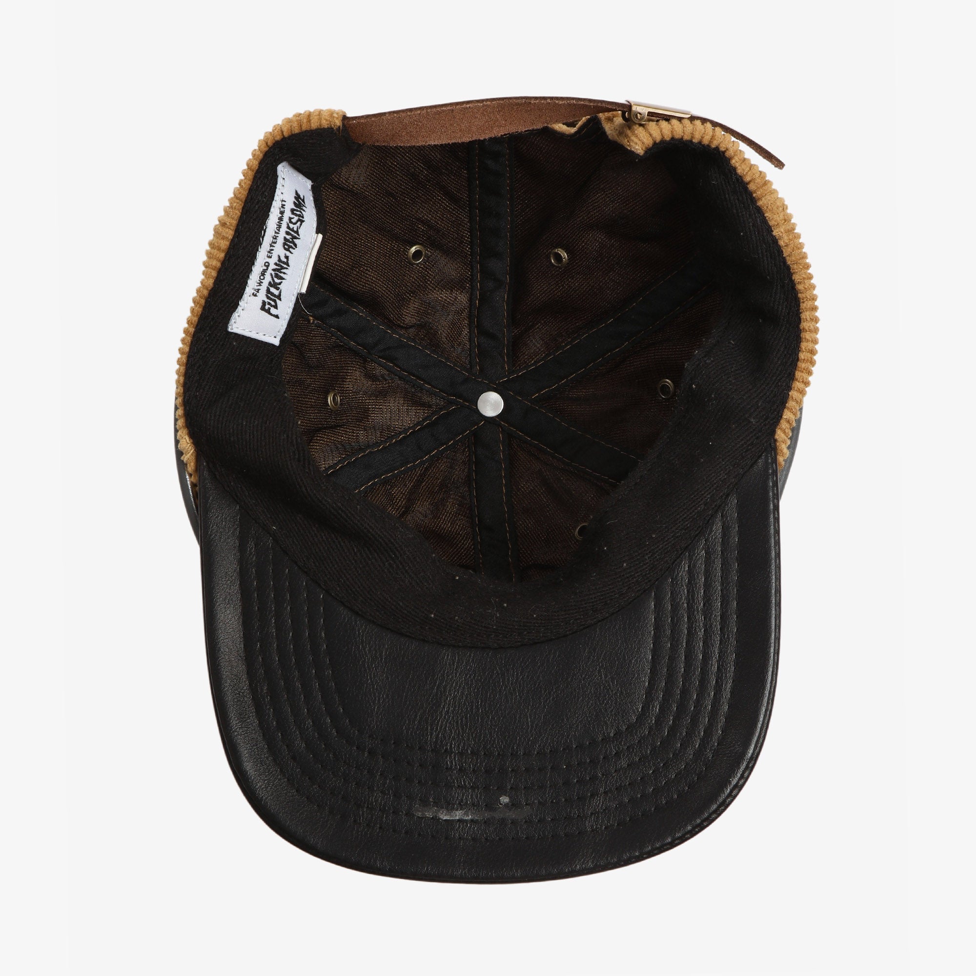 Corduroy Letaher Cap
