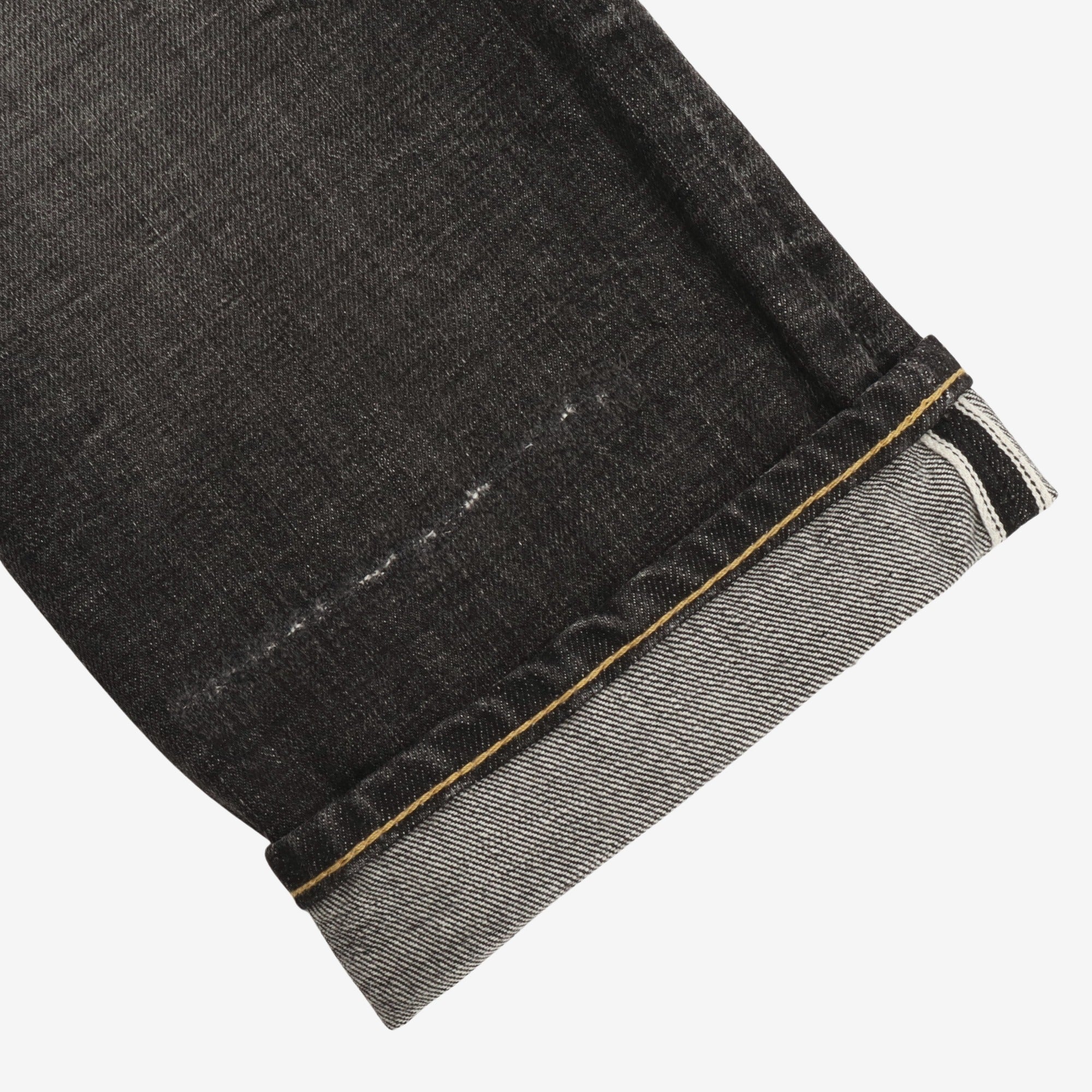 Distressed Selvedge Denim Jeans