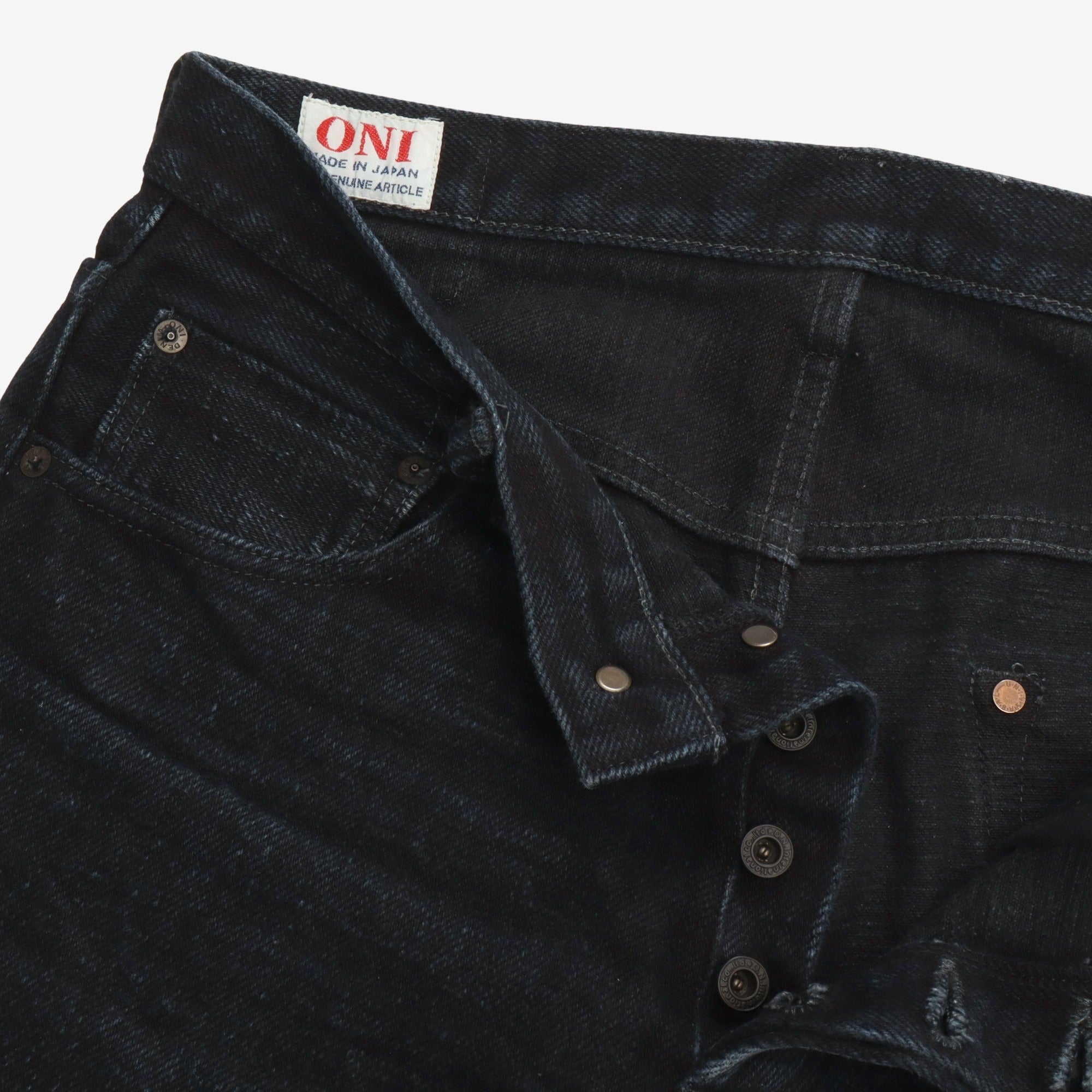 902ZR Aizumi Black Selvedge Jeans